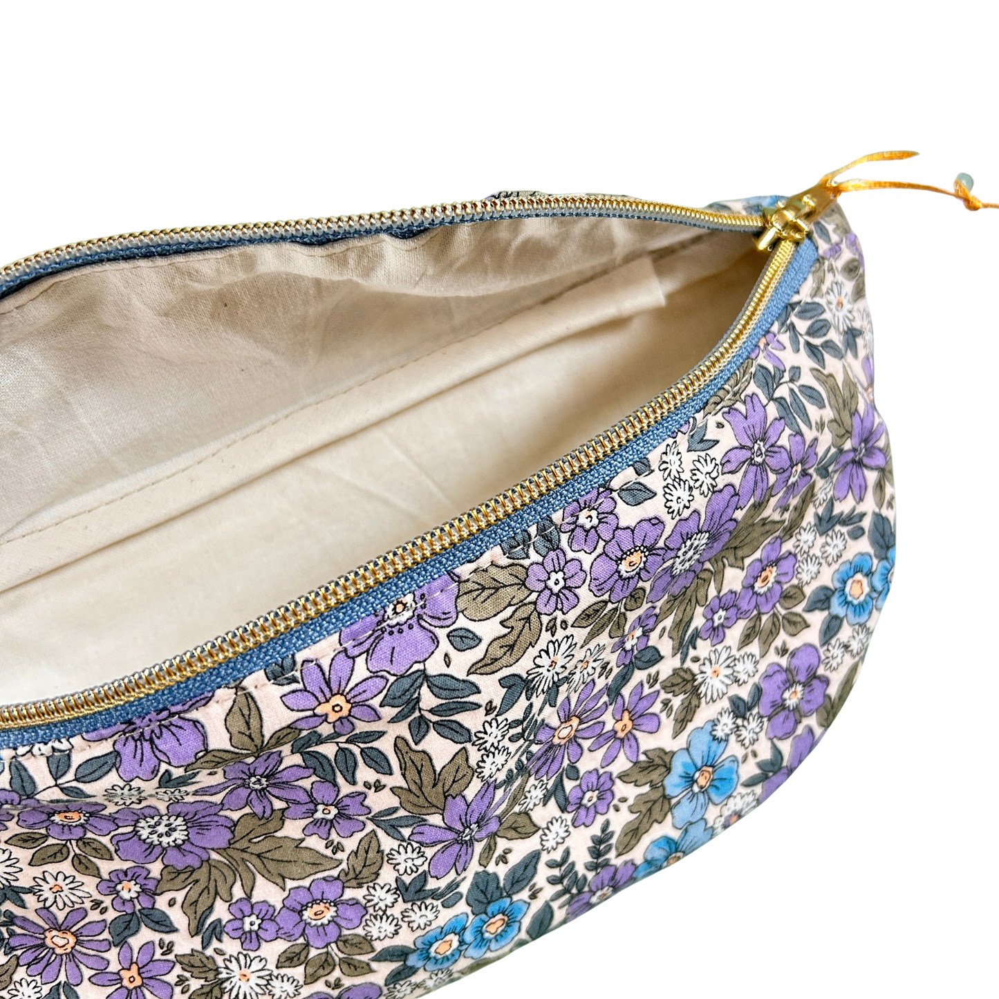 Sac banane imprimés fleurs & Liberty Hello sunshine