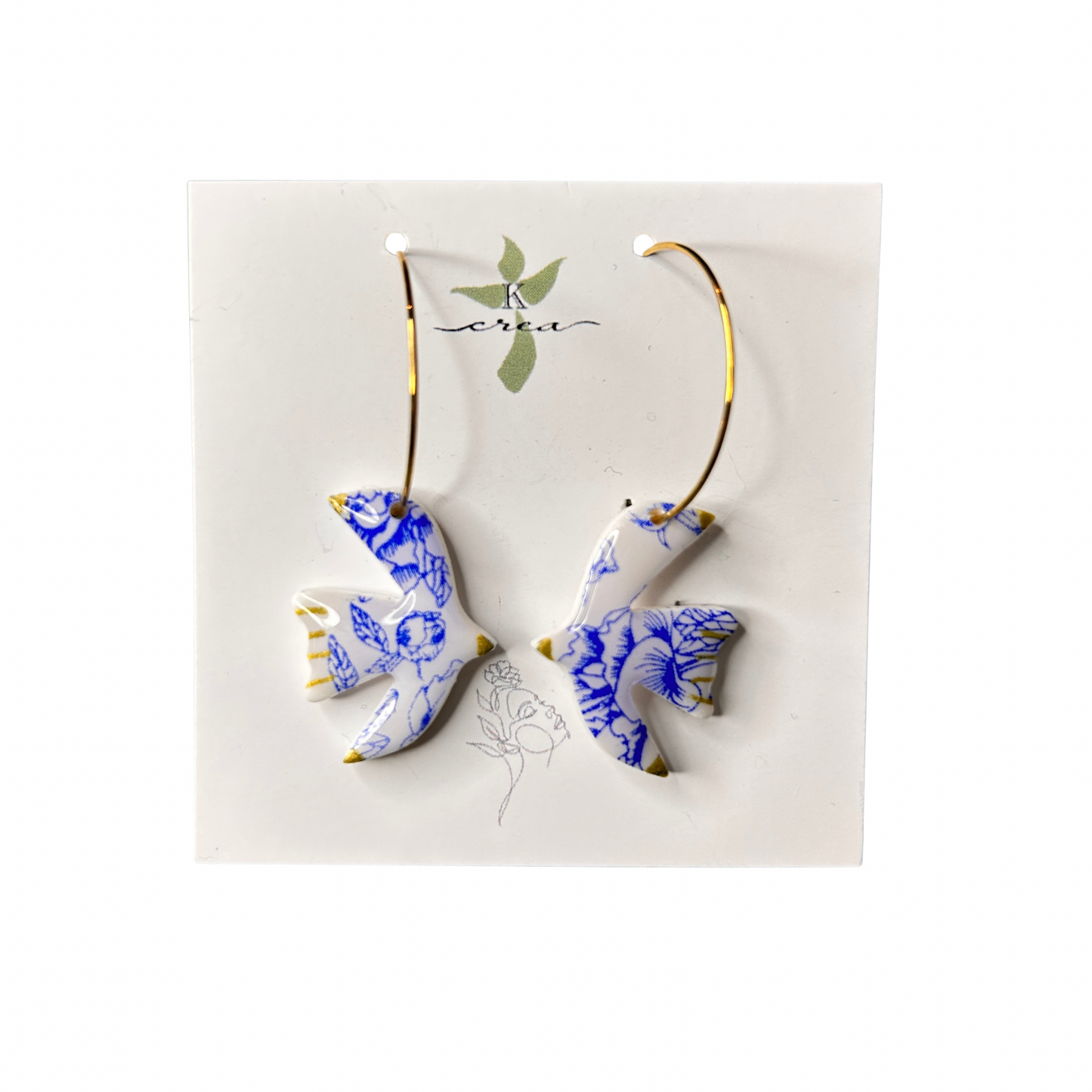 Boucles d’oreilles créoles Kcrea