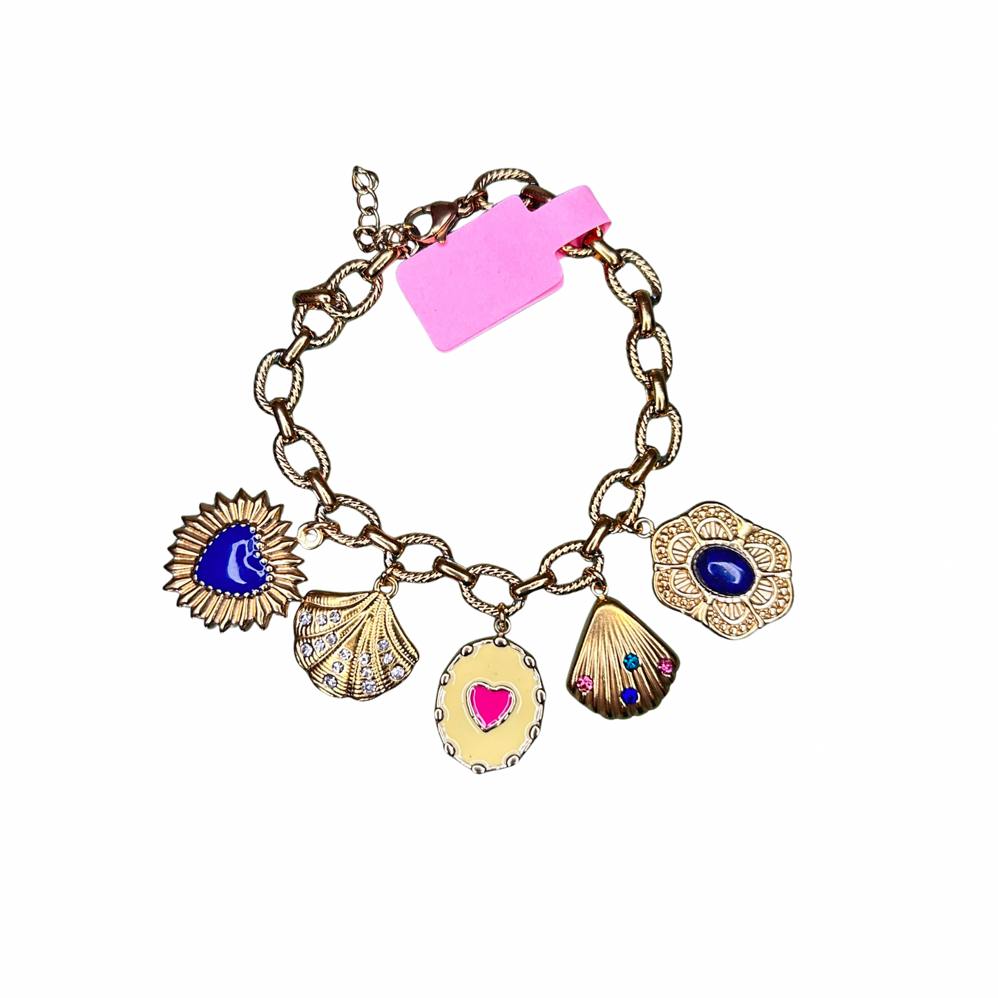 Bracelet charms Lunaria