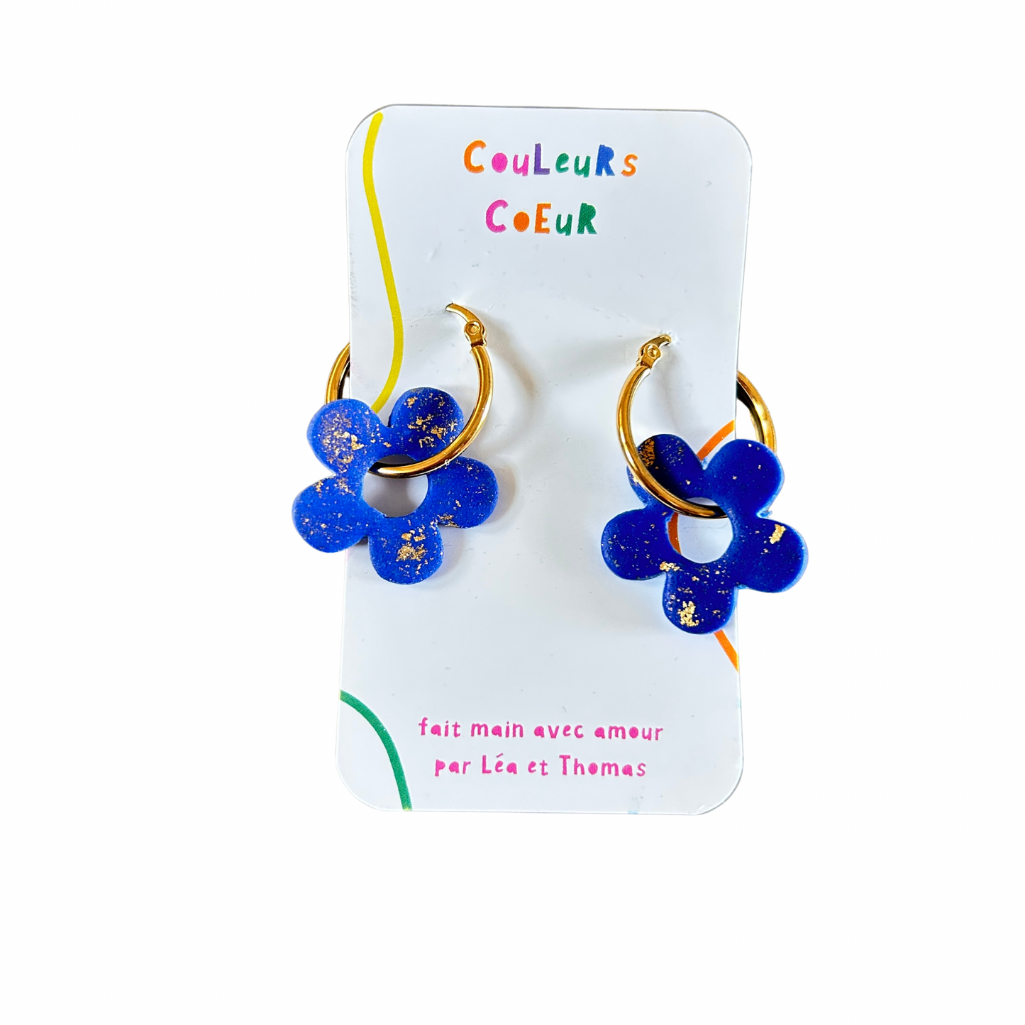 Boucles d’oreilles Margarita Couleurs Cœur