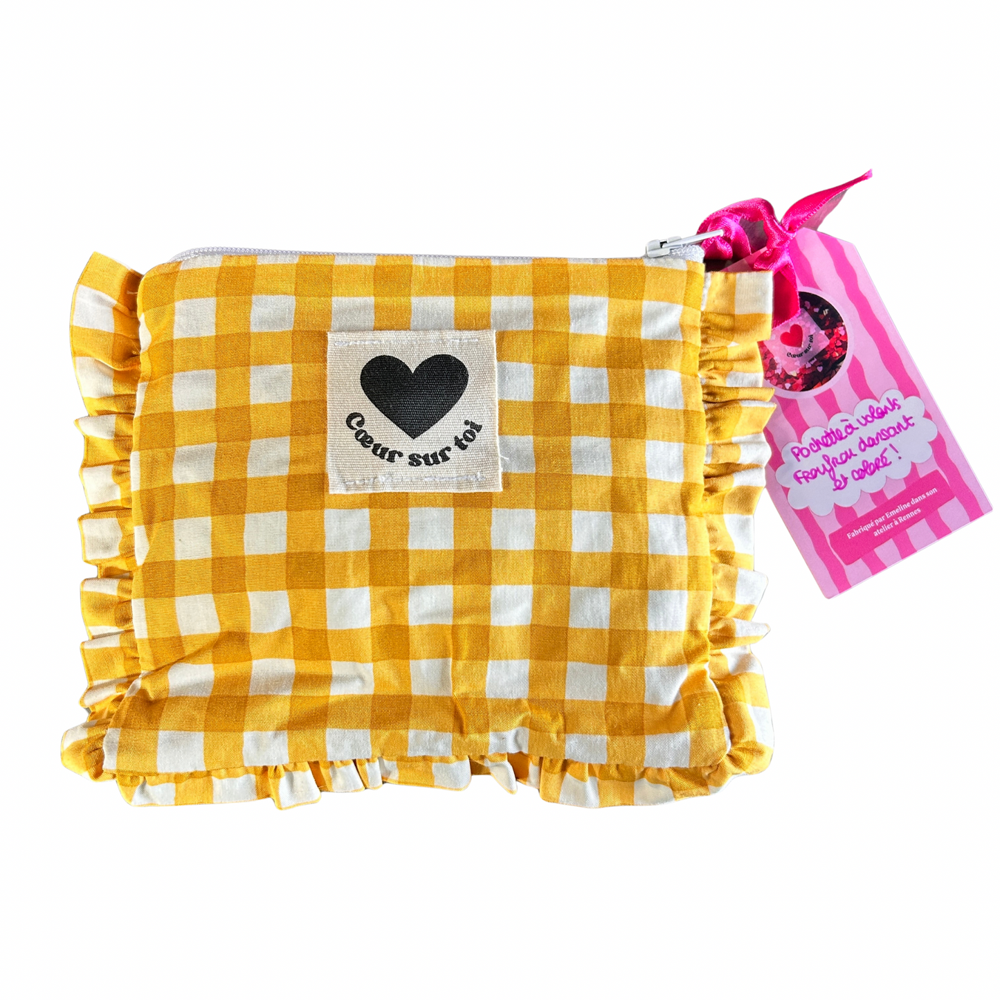 Pochette à volants Cœur sur toi