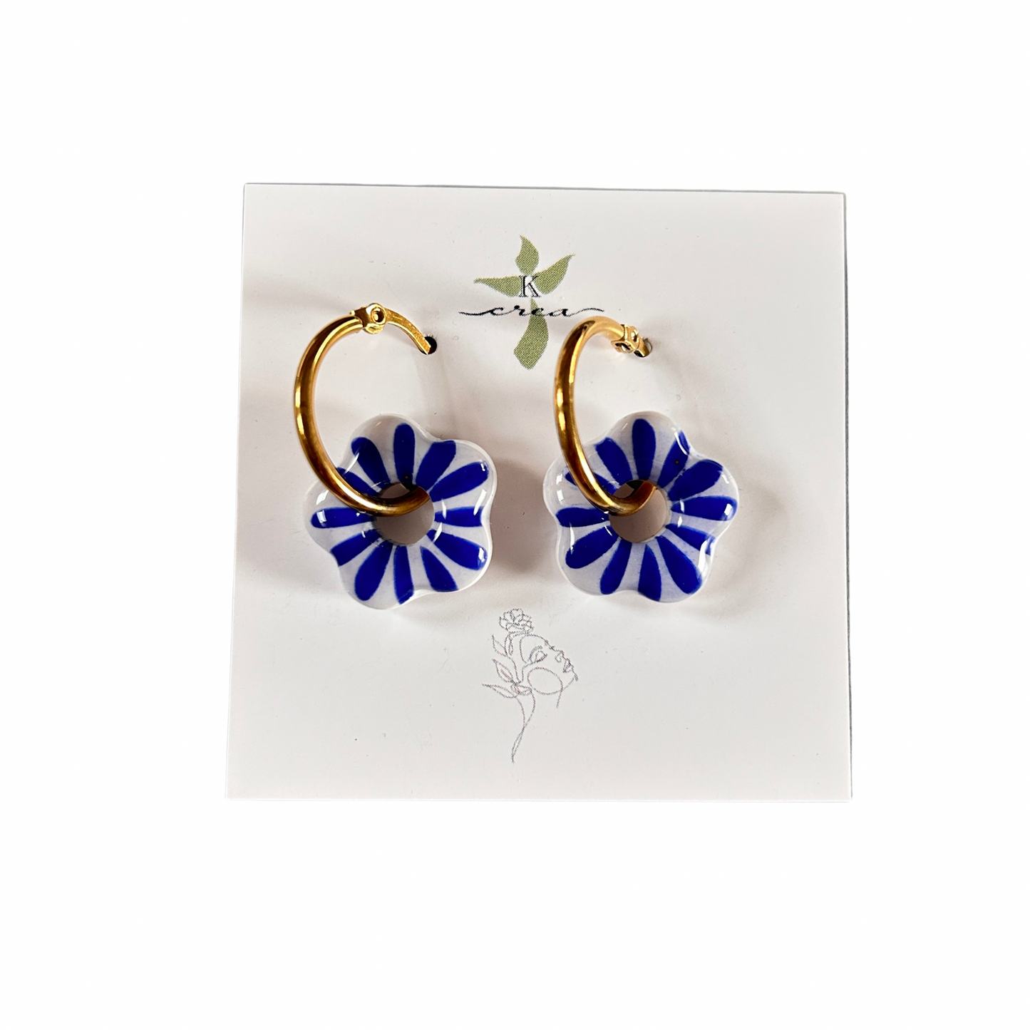 Boucles d’oreilles créoles Kcrea