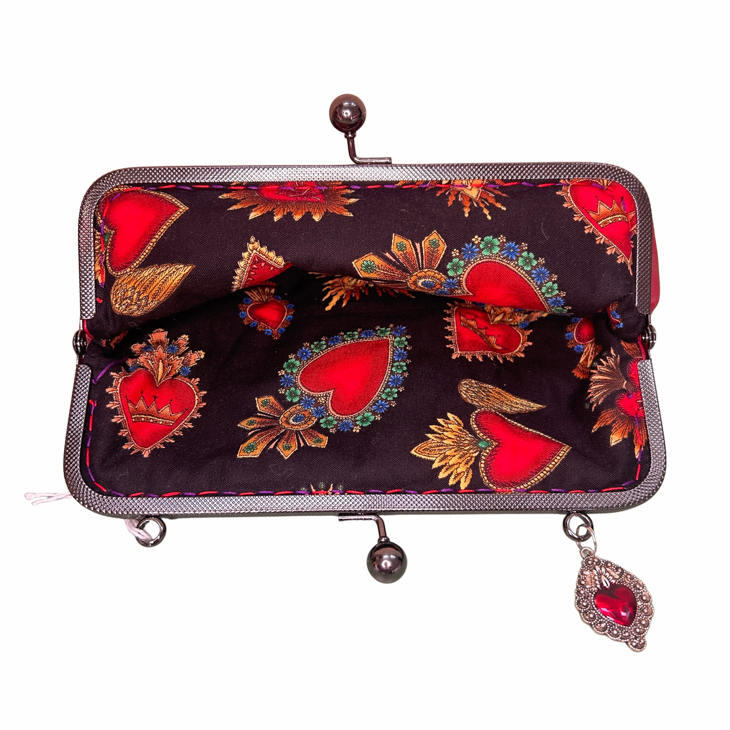 Pochette minaudière - Emma et le lapin blanc