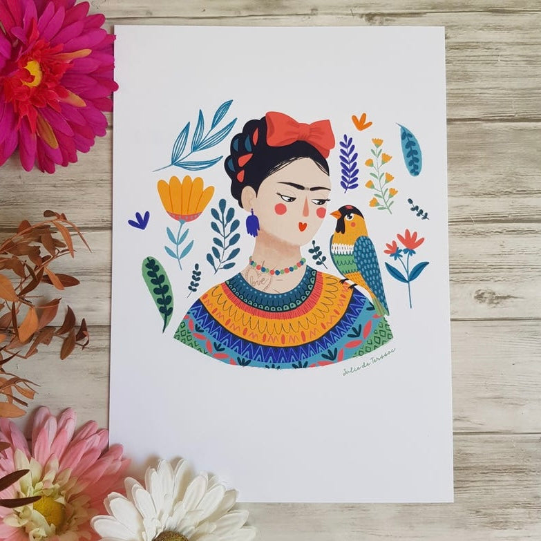 Affiche Frida Kahlo Julie Deterssac