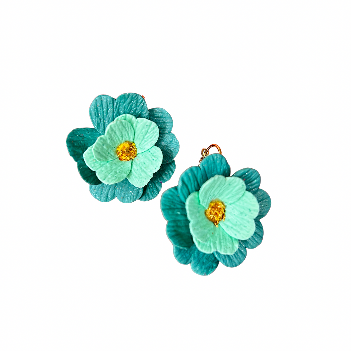 Boucles d’oreilles fleurs Pistil’art