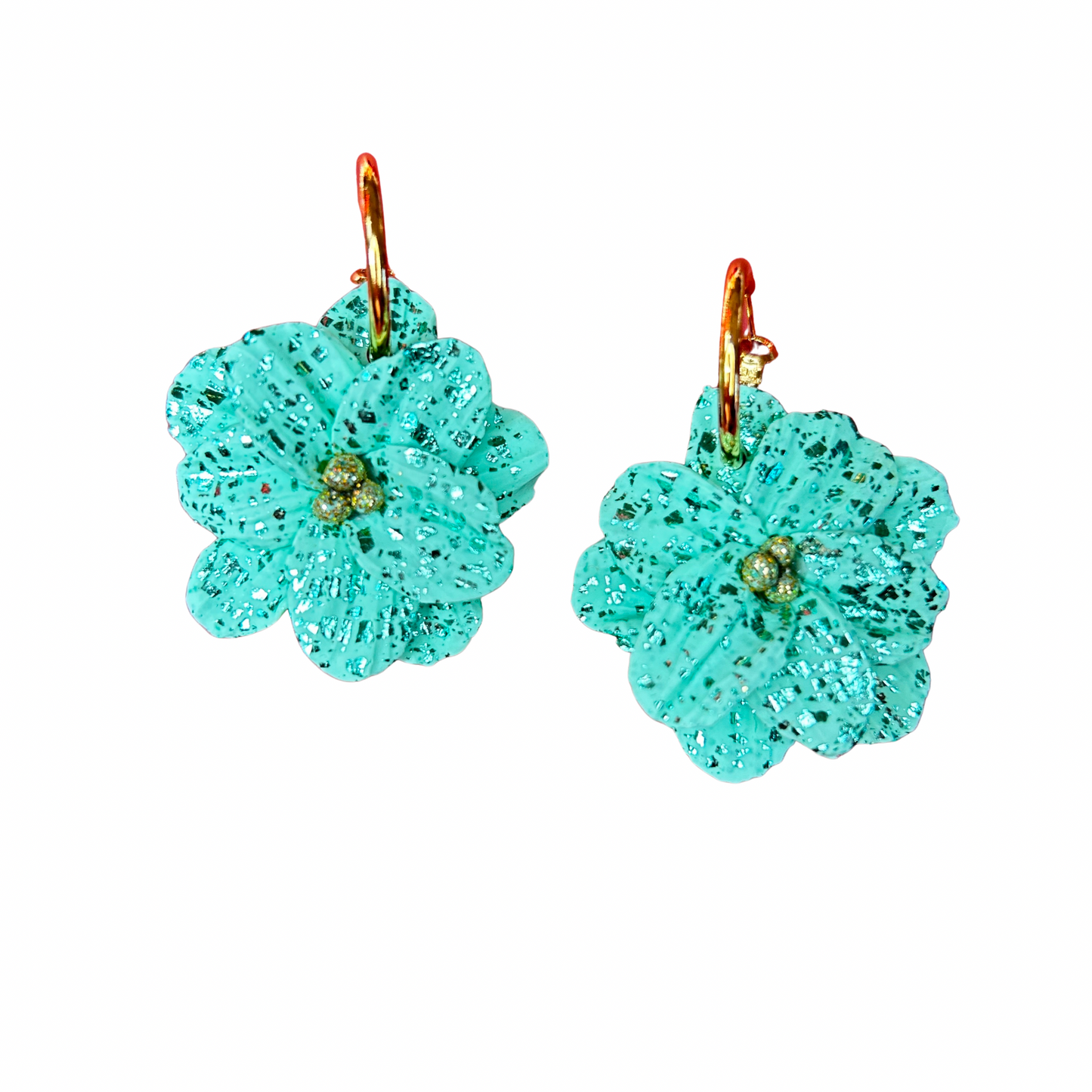 Boucles d’oreilles fleurs Pistil’art