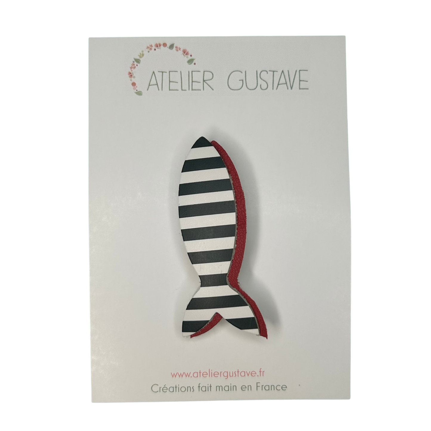 Broche poisson Atelier Gustave