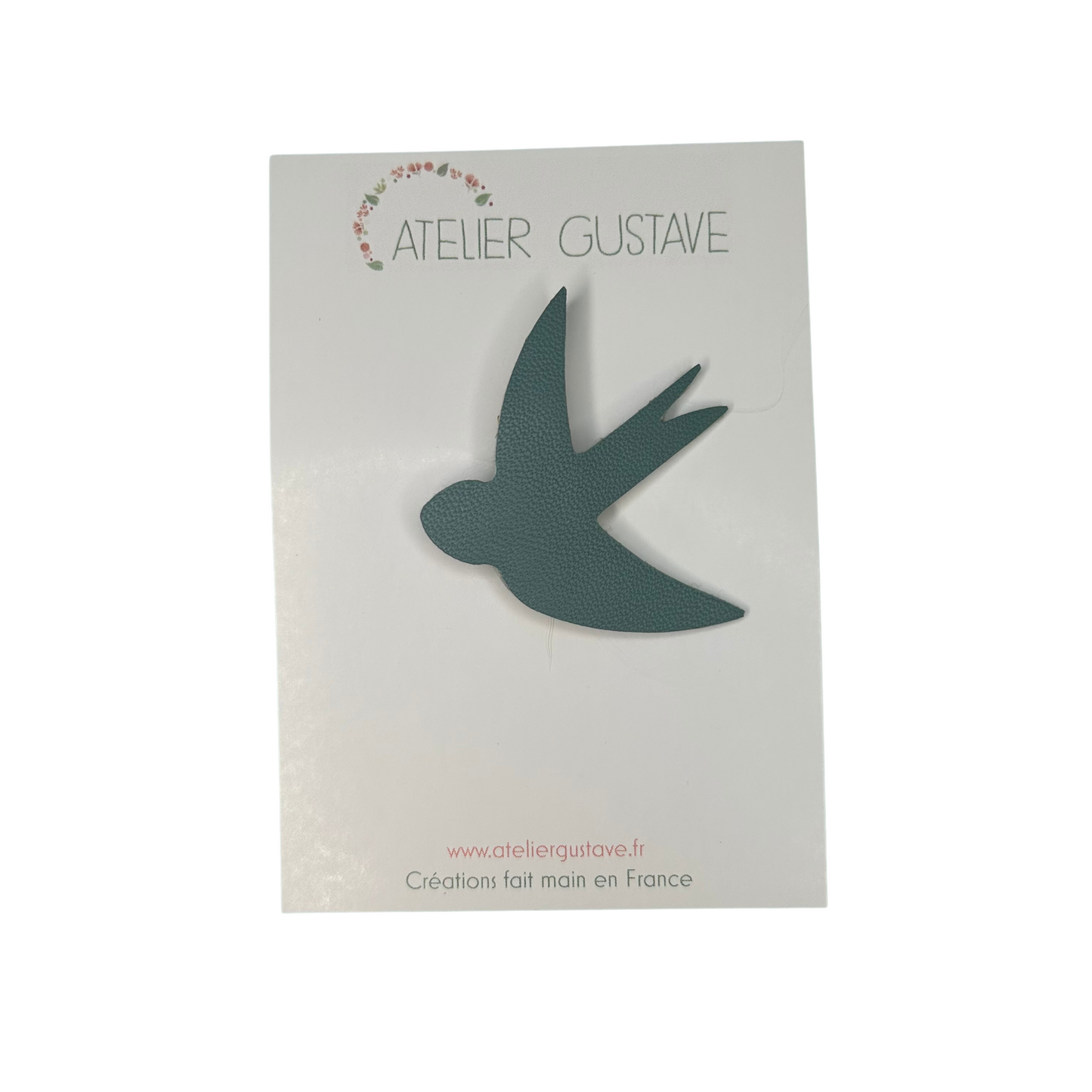 Broche hirondelle Atelier Gustave