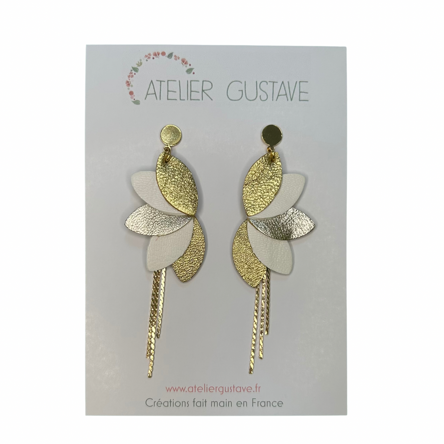 Boucles d’oreilles Salomé Atelier Gustave