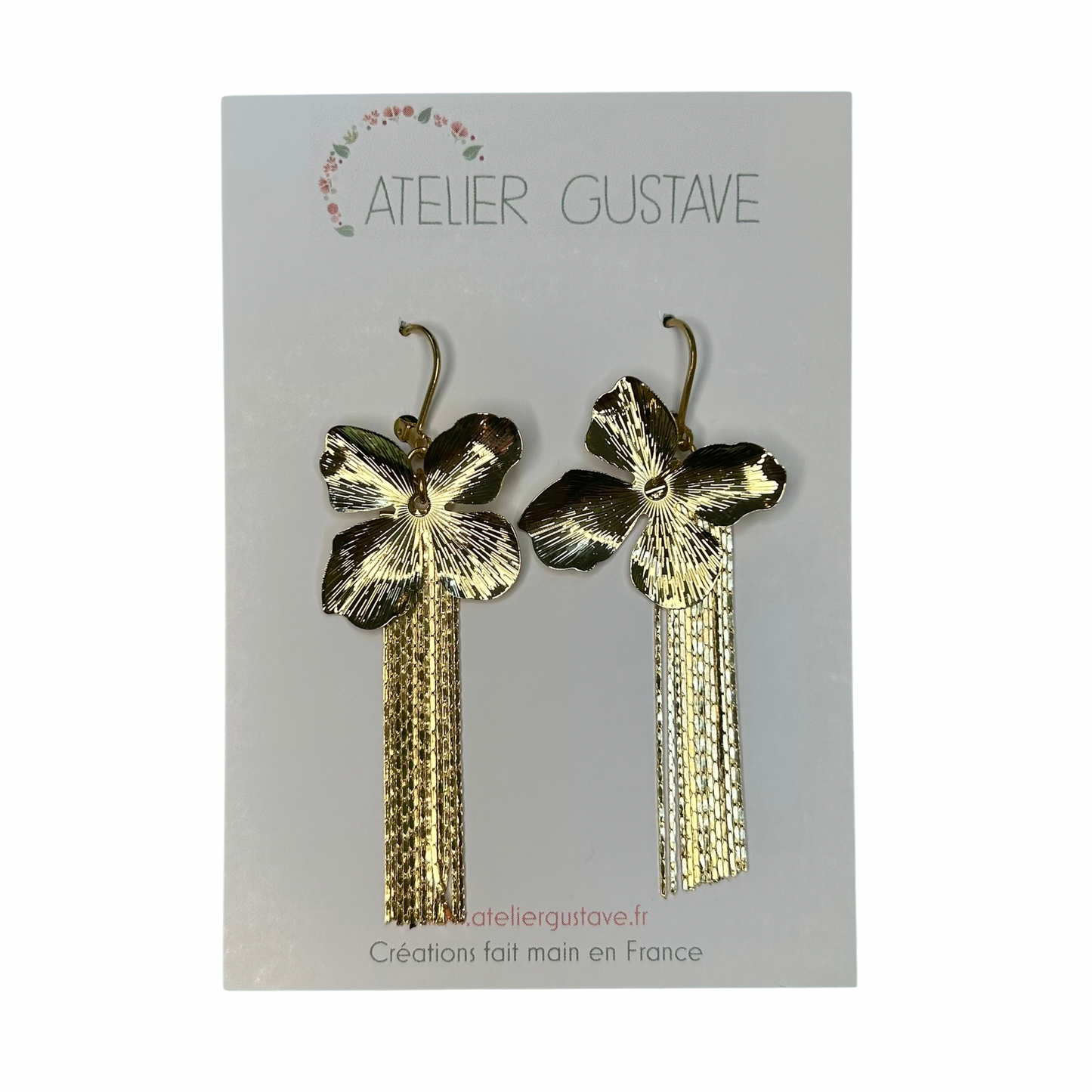 Boucles d’oreilles Adélie Atelier Gustave