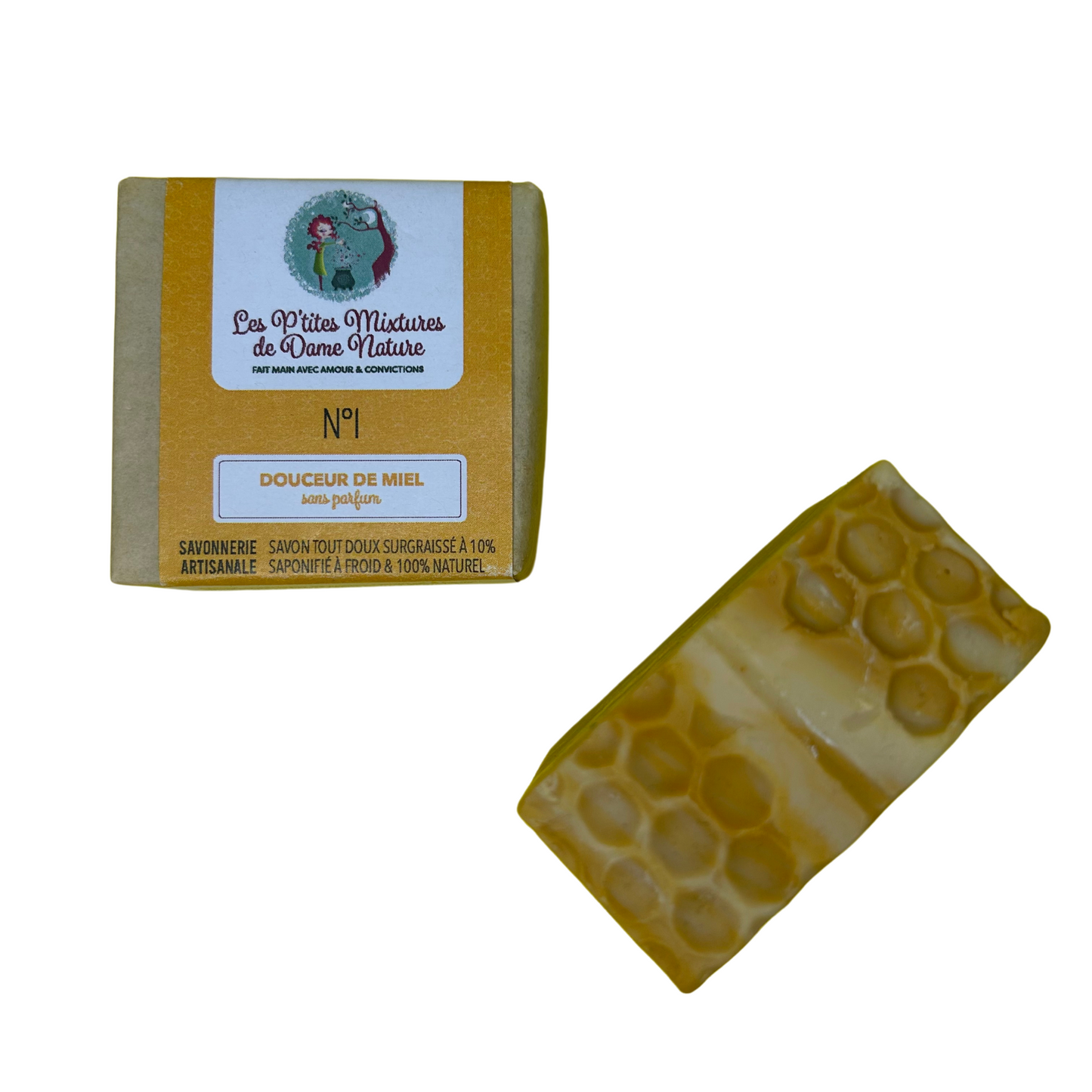 Savon douceur de miel Les p’tites mixtures de dame nature