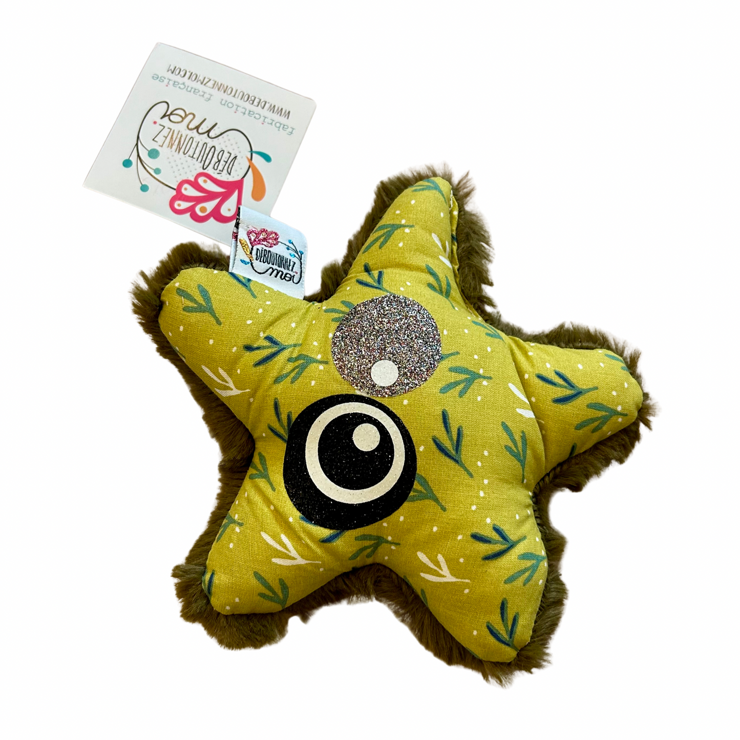 Coussin étoile Déboutonnez-moi