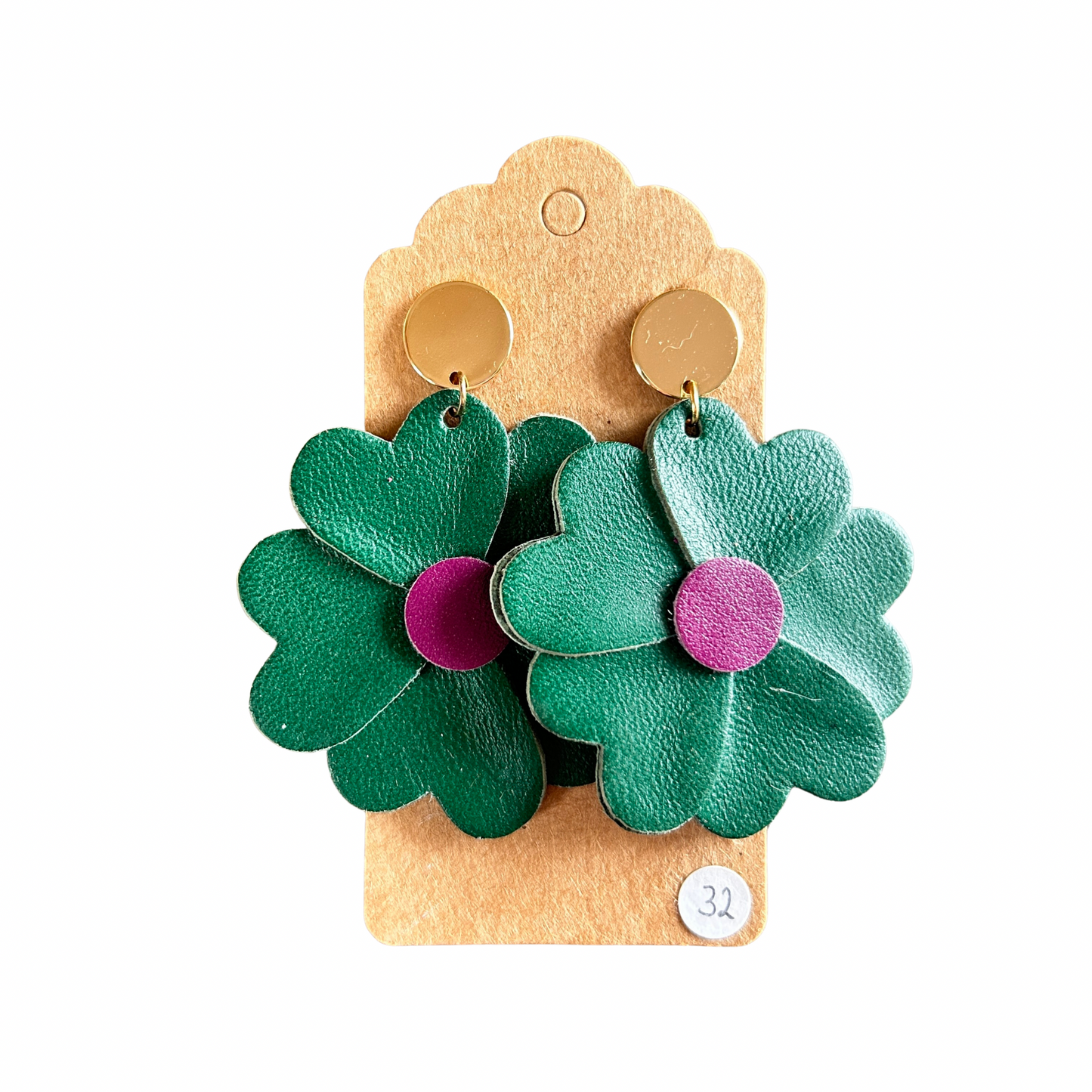 Boucles d’oreilles marguerites 31 mai