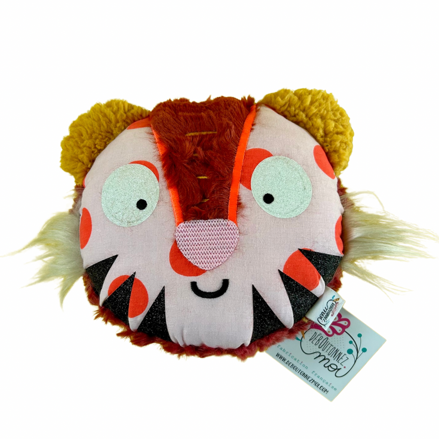 Coussin Tigre Déboutonnez - moi