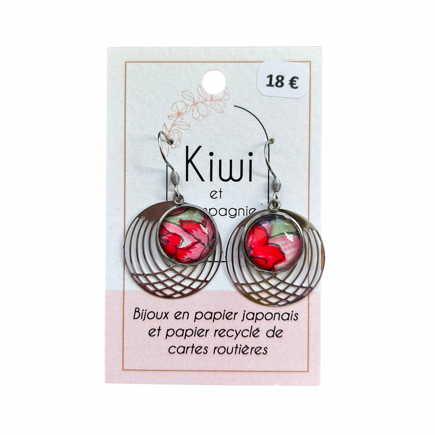 Boucles d’oreilles Kiwi et compagnie