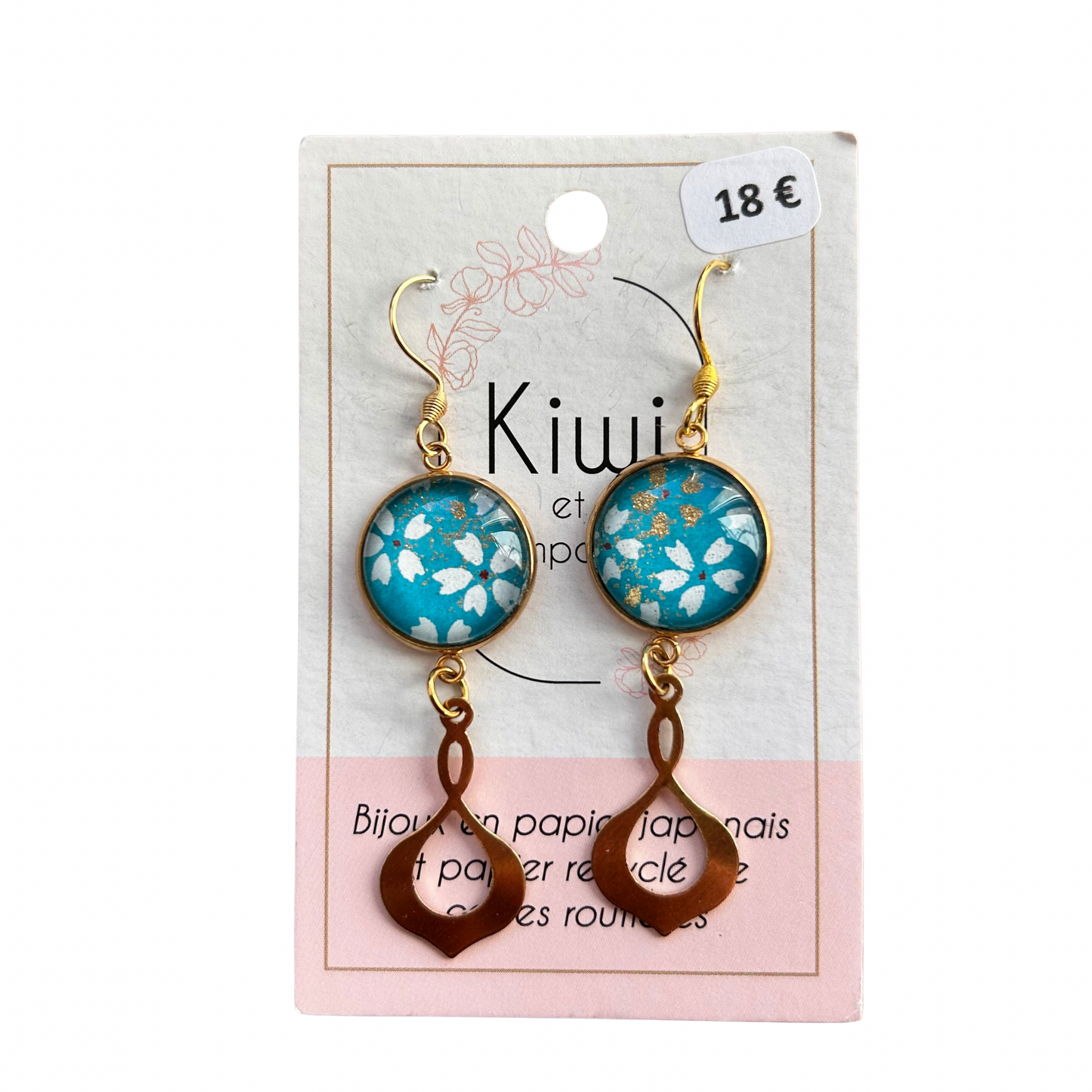 Boucles d’oreilles Kiwi et compagnie
