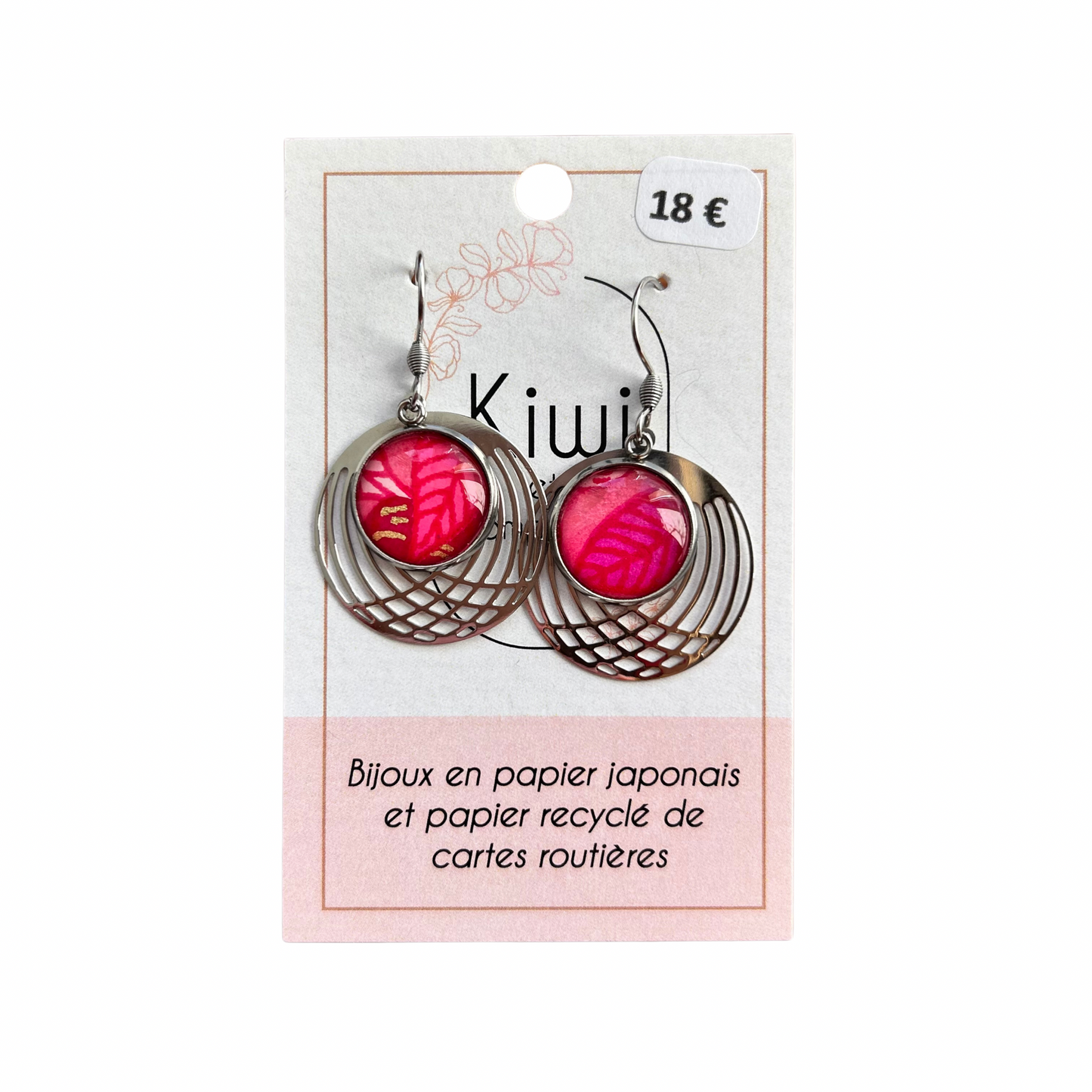 Boucles d’oreilles Kiwi et compagnie