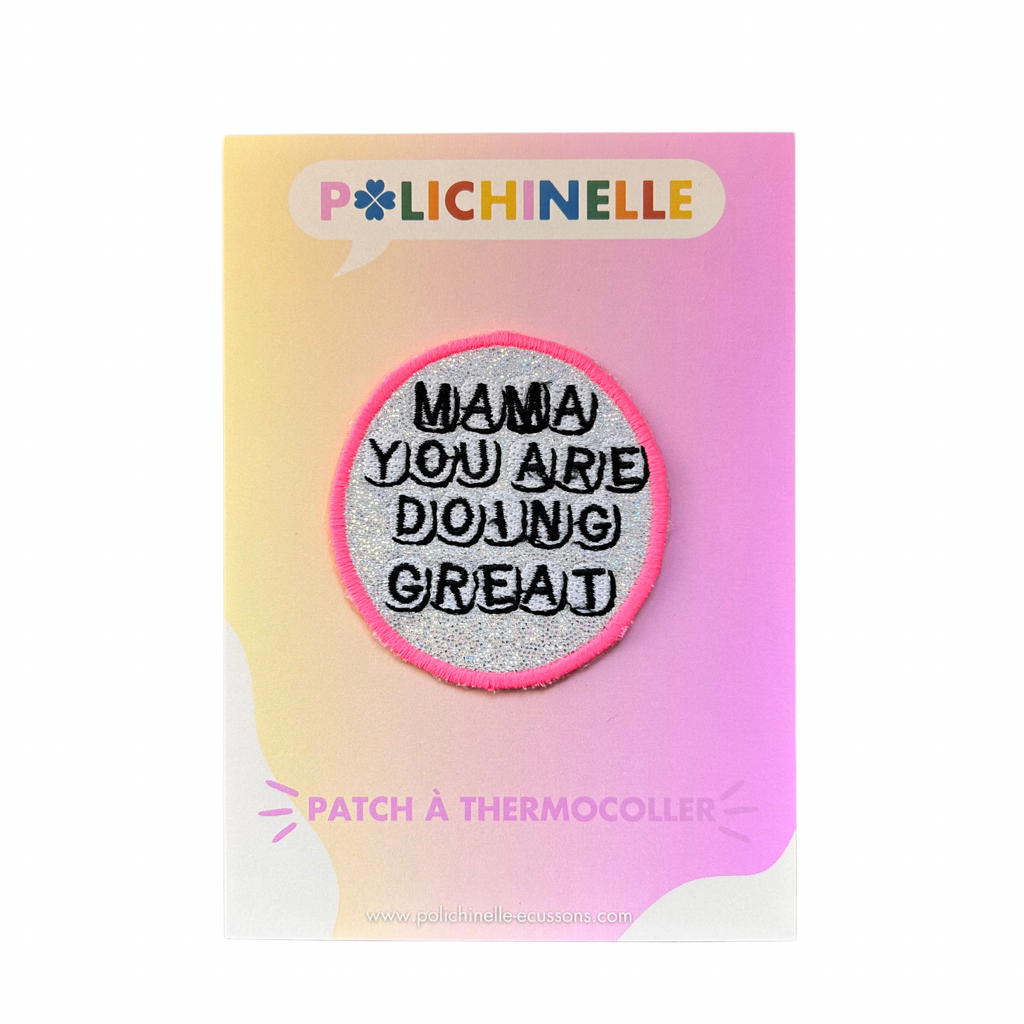 Écusson à thermocoller Polichinelle