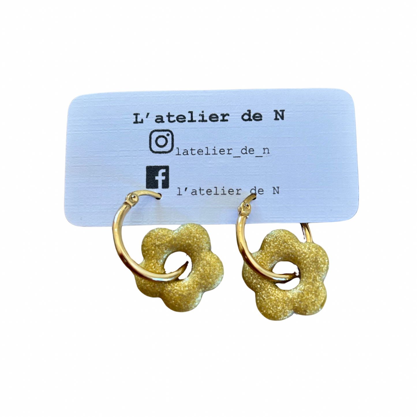 Boucles d’oreilles Sylvette L’atelier de N