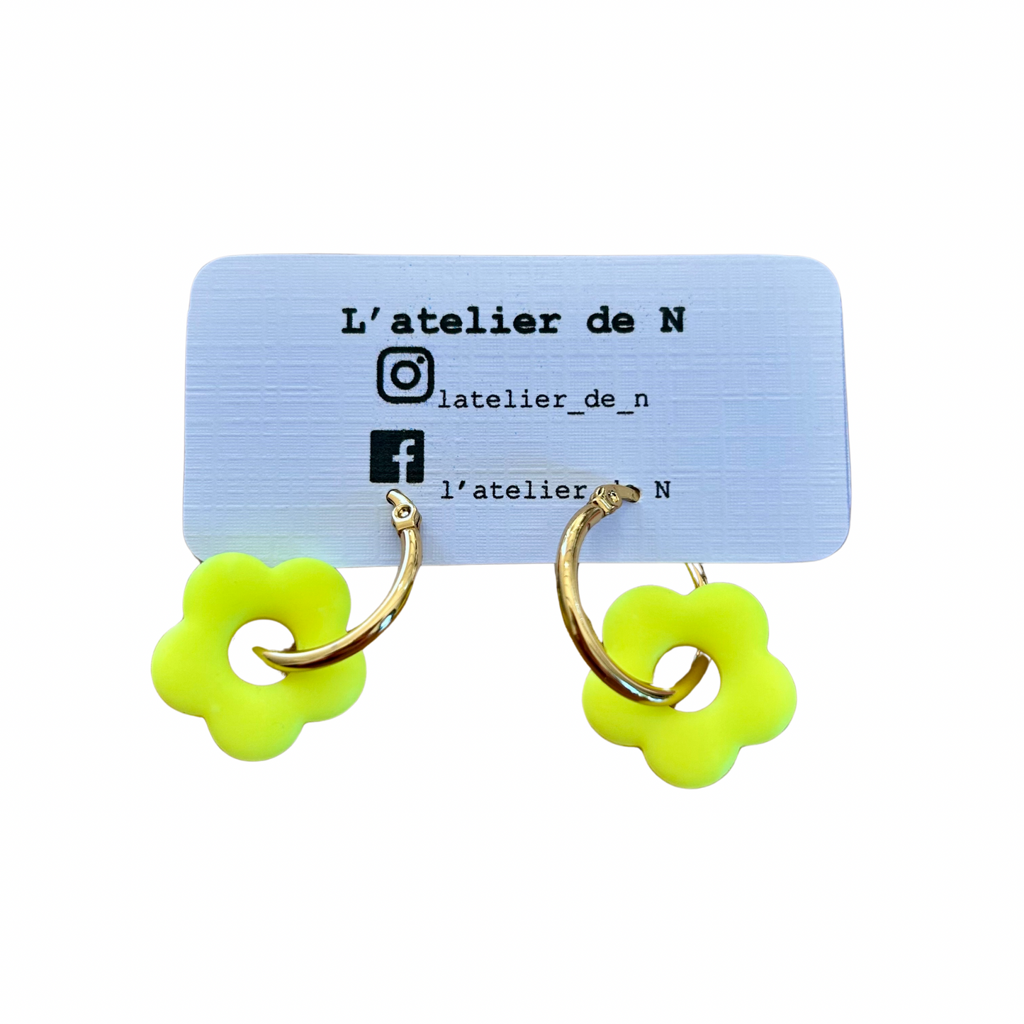 Boucles d’oreilles Sylvette L’atelier de N