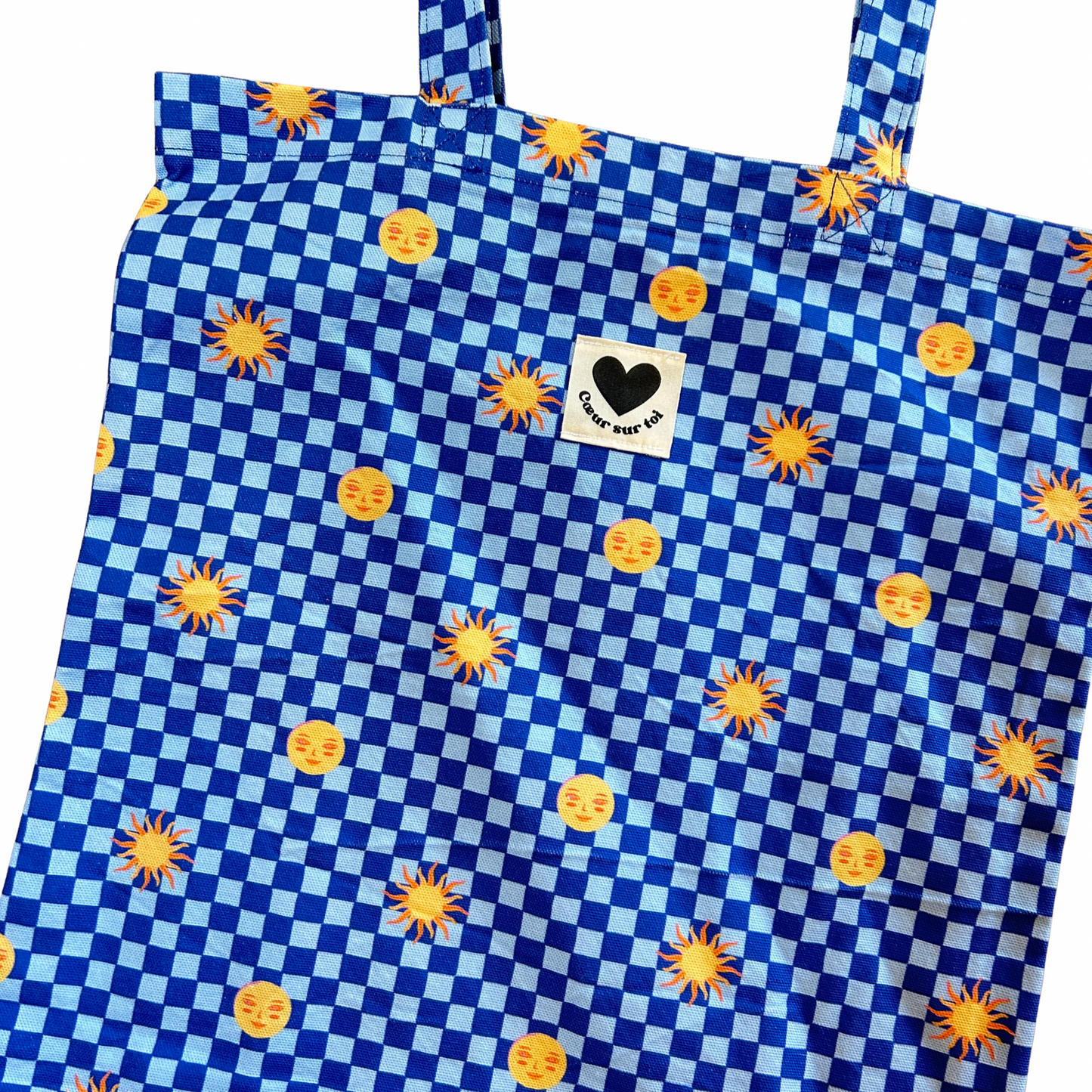 Tote bag cœur sur toi