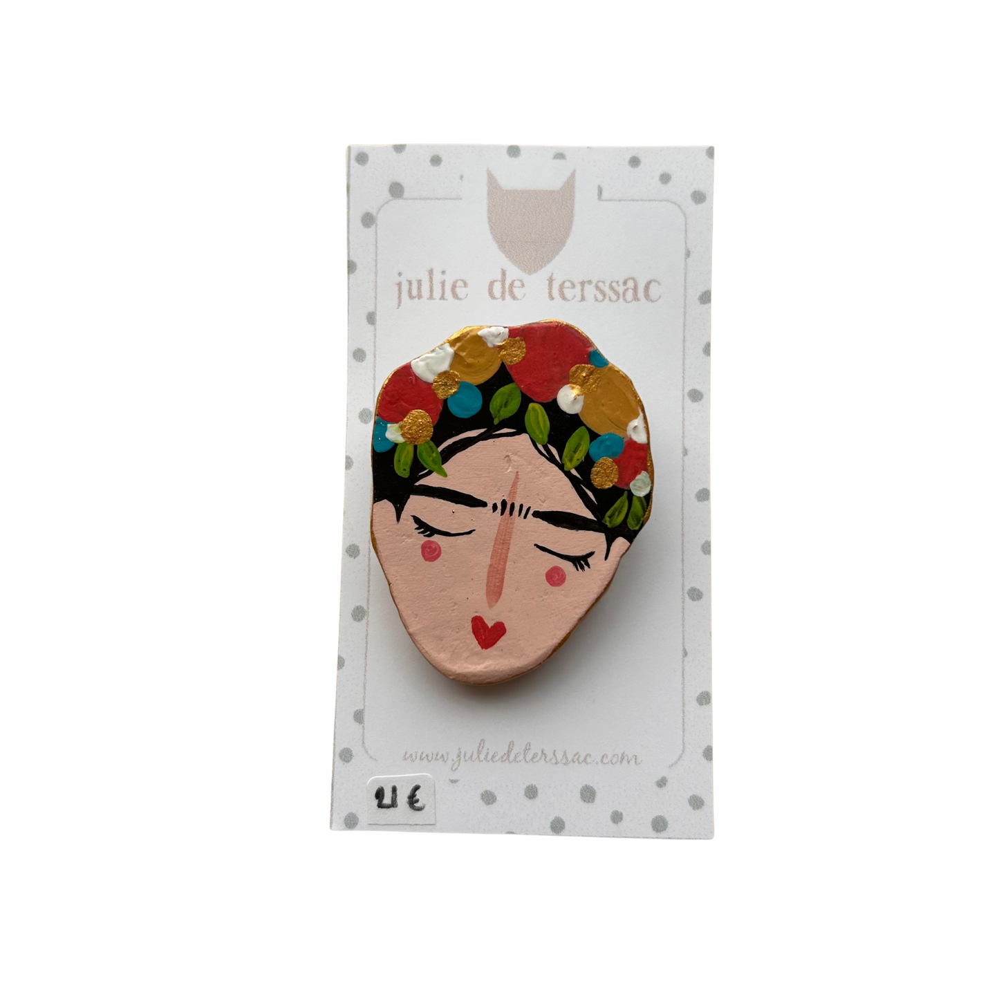 Broche Frida Kahlo Julie Deterssac