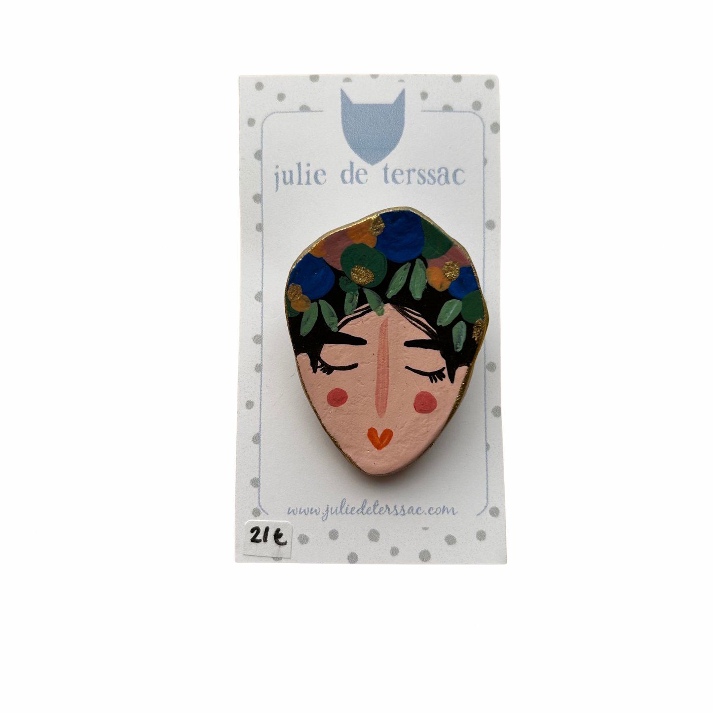 Broche Frida Kahlo Julie Deterssac