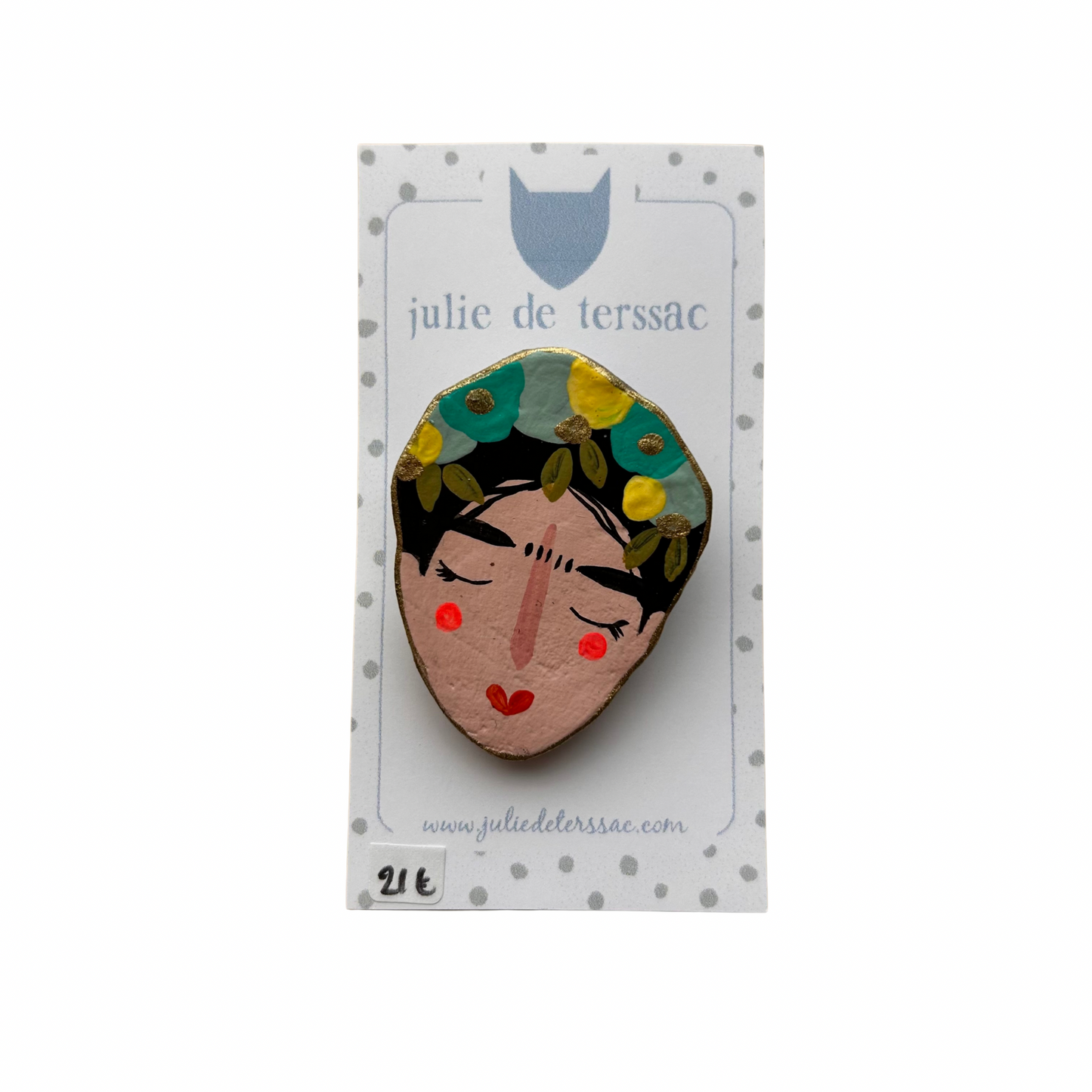 Broche Frida Kahlo Julie Deterssac