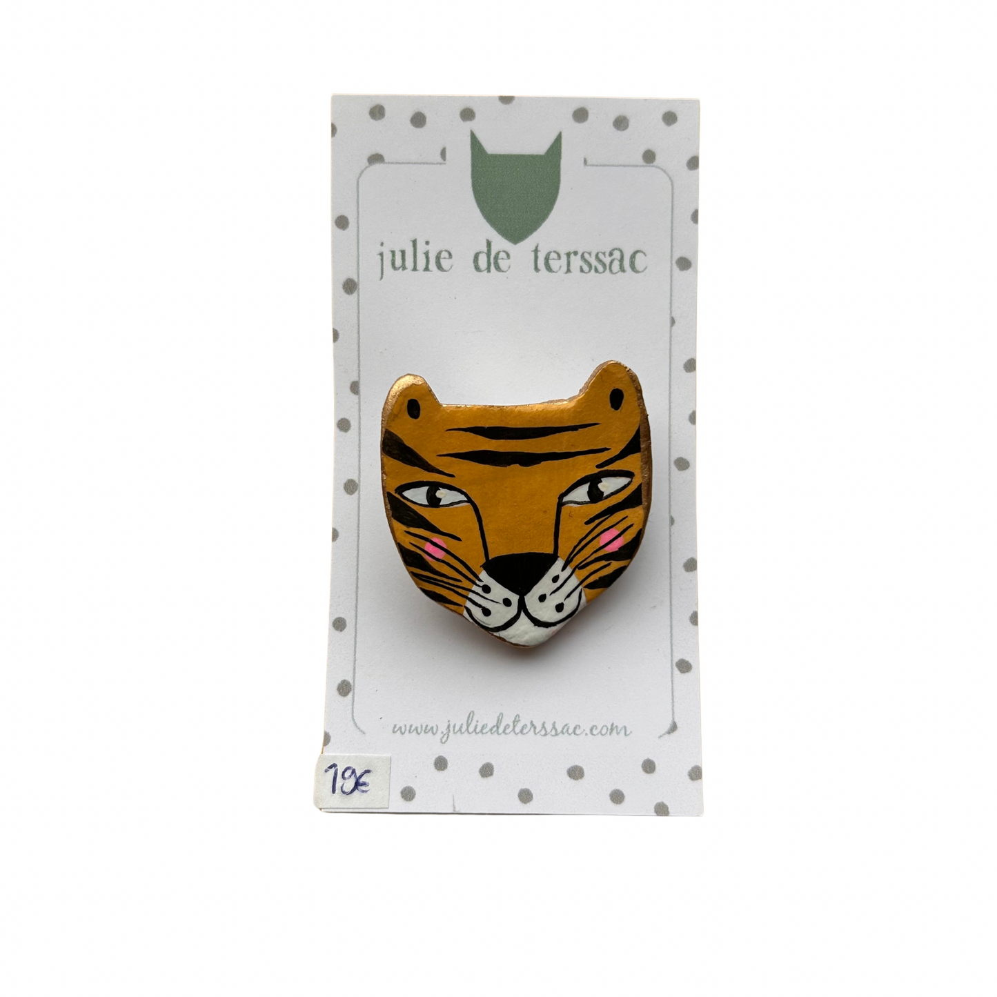 Broche tigre Julie Deterssac