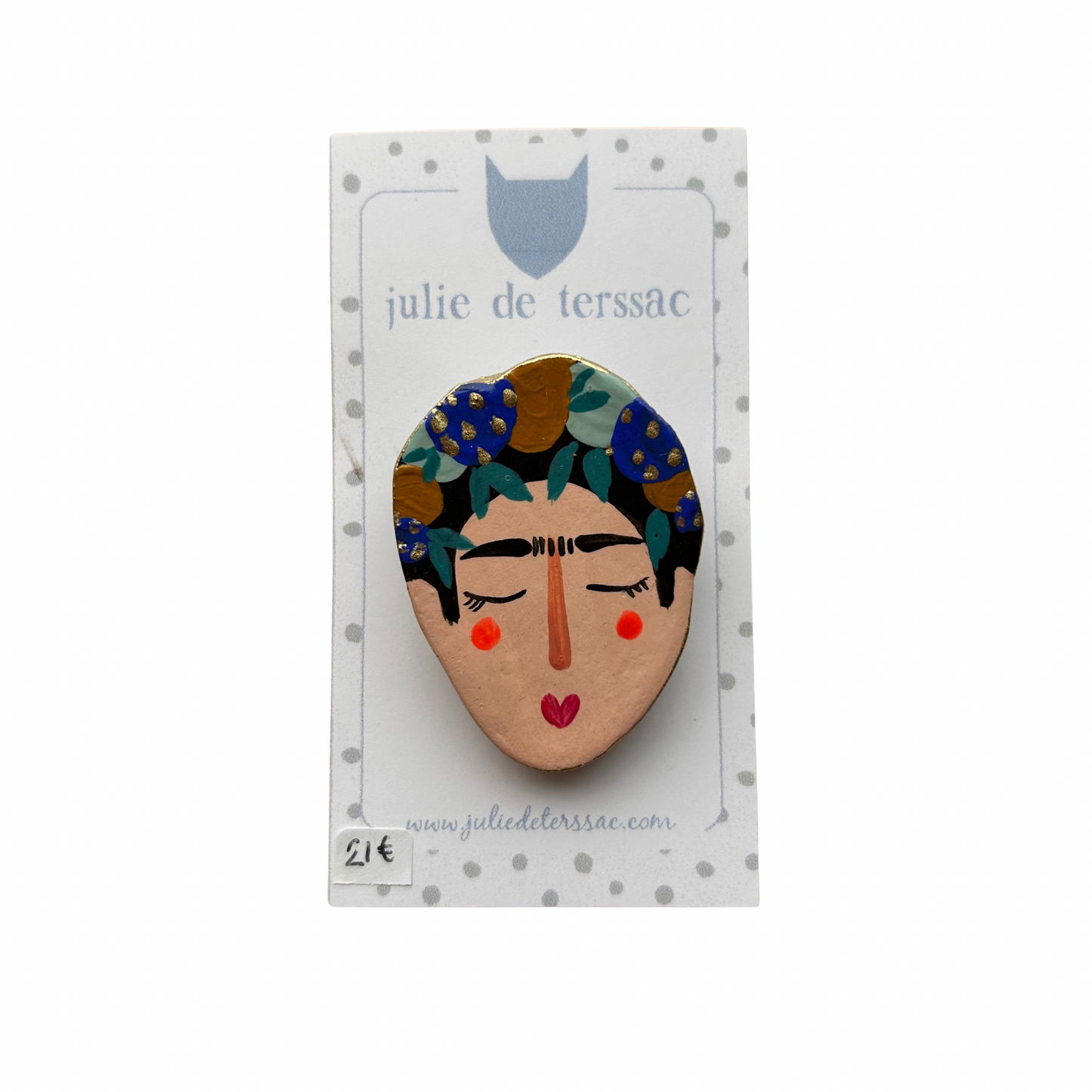 Broche Frida Kahlo Julie Deterssac