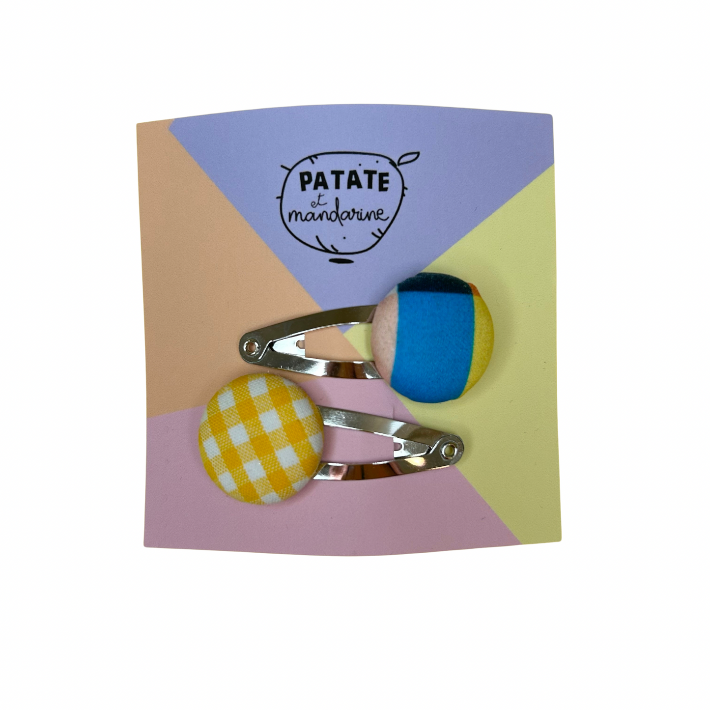 Barrettes patate et mandarine