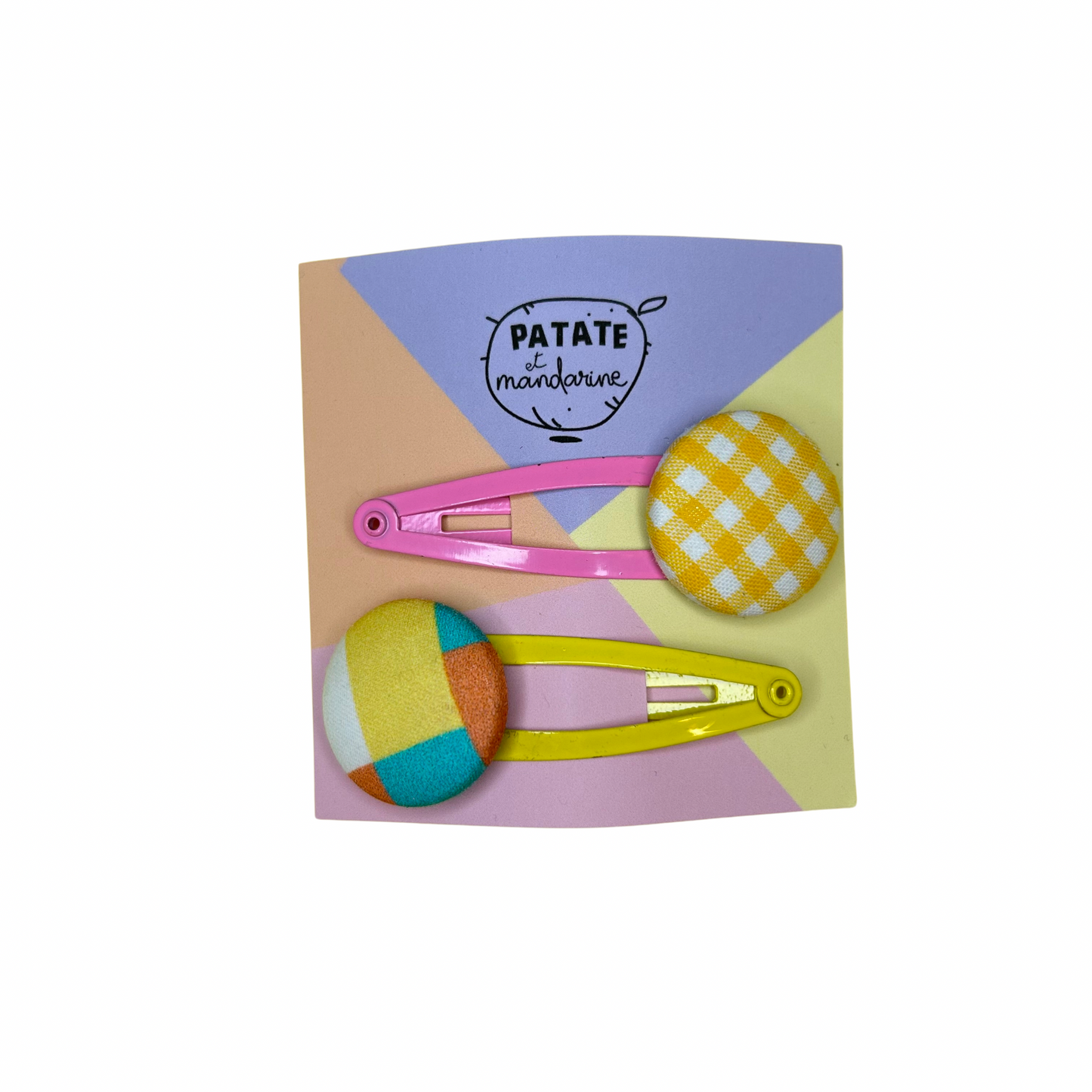 Barrettes patate et mandarine