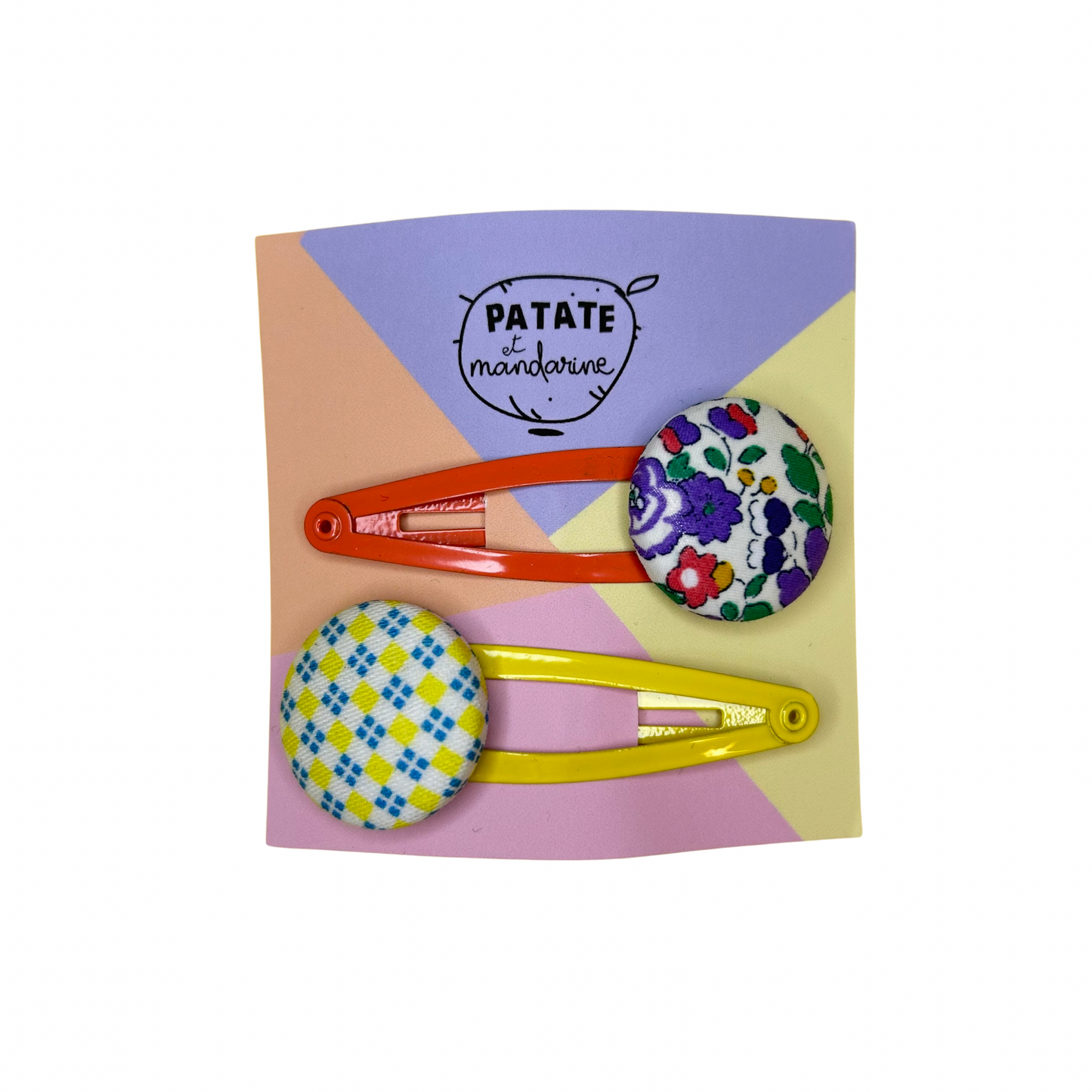 Barrettes patate et mandarine