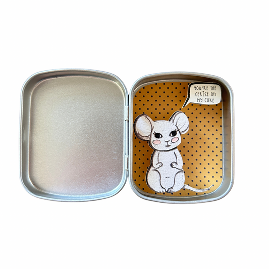 Boîte réconfort minute " you’re the cerise on my cake " Papier clémentine