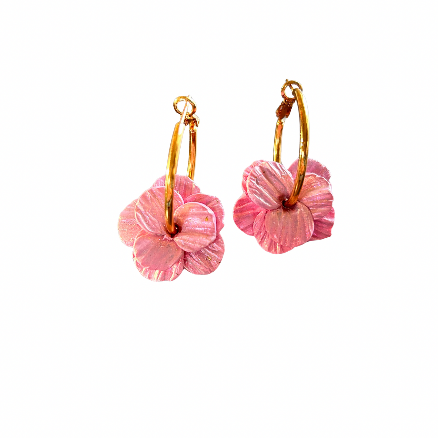 🌸 Boucles d’oreilles Œillet Pistil’art