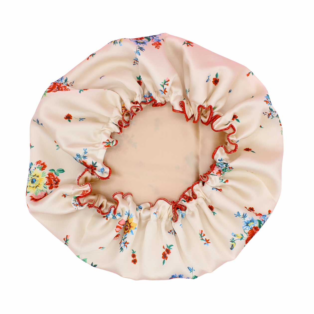 Bonnet de soin en soie Machatatelier