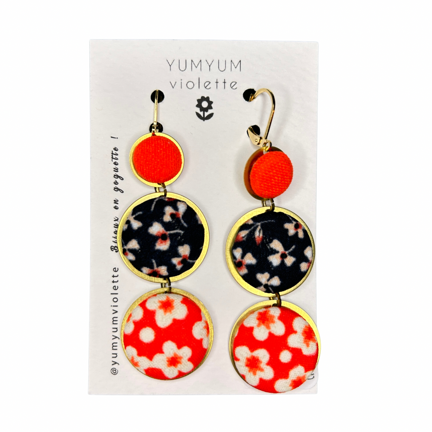 Boucles d’oreilles Lola - YumYum violette