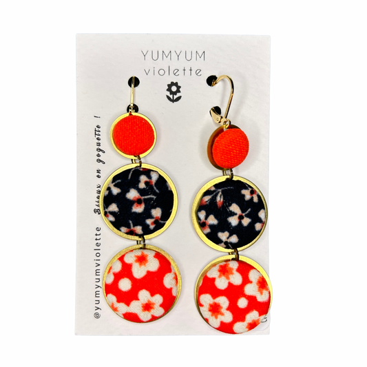Boucles d’oreilles Lola - YumYum violette