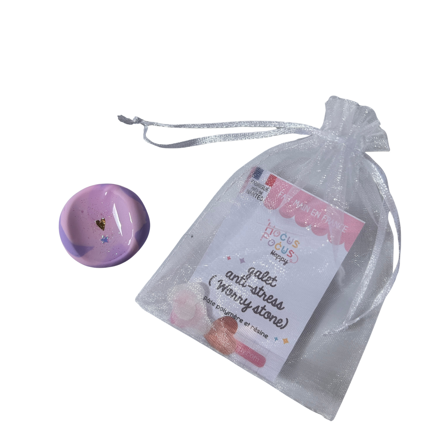 Worry Stone – Galet anti-stress artisanal Hocus Pocus