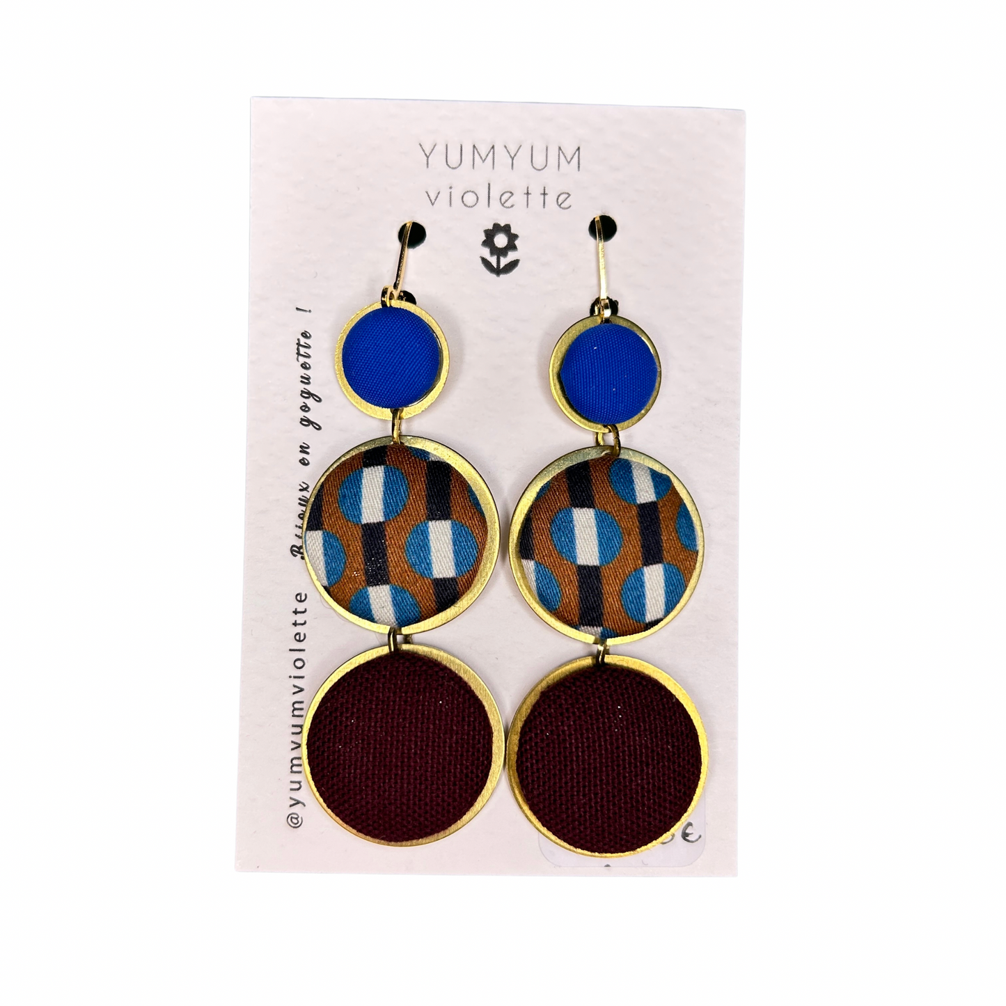 Boucles d’oreilles Lola - YumYum violette