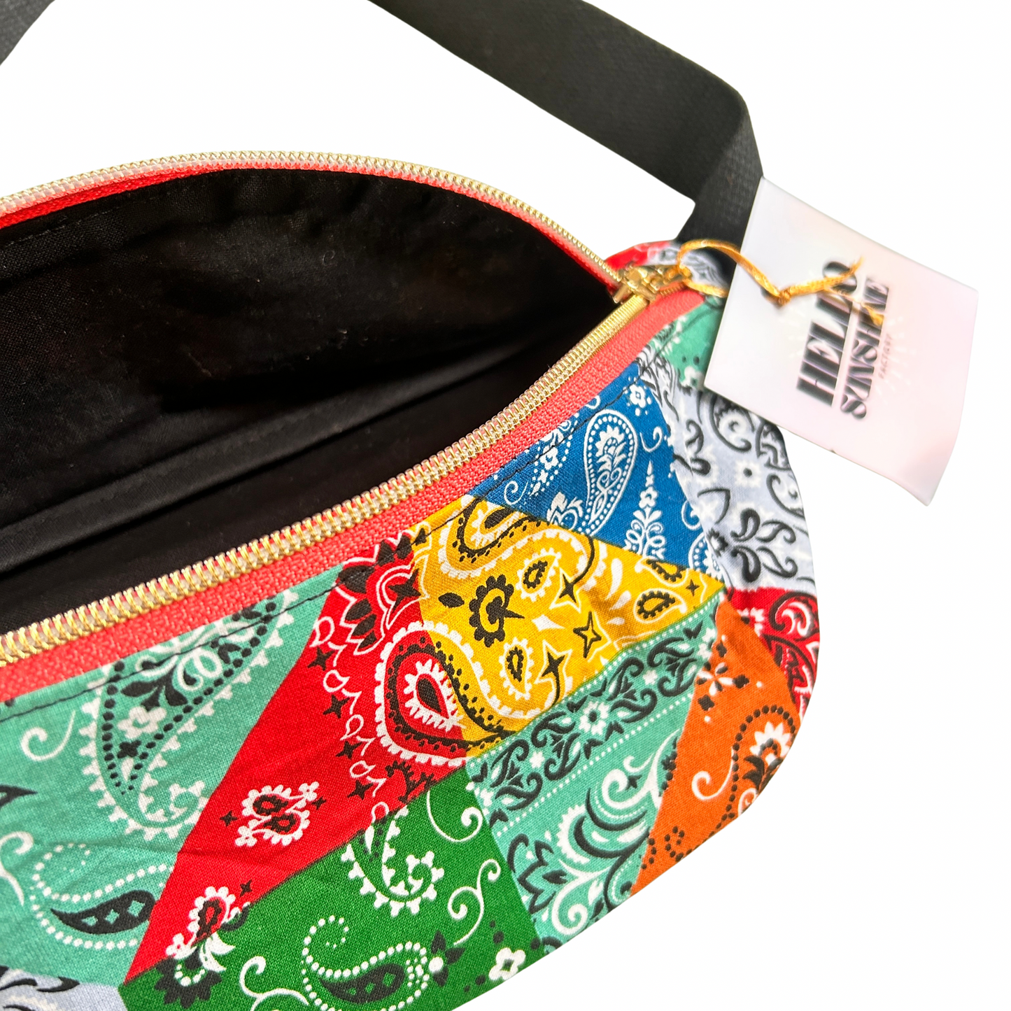 Sac banane imprimé bandana Hello sunshine