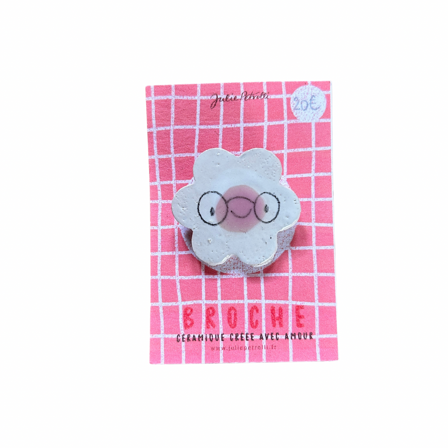 Broche Julie Petrolli