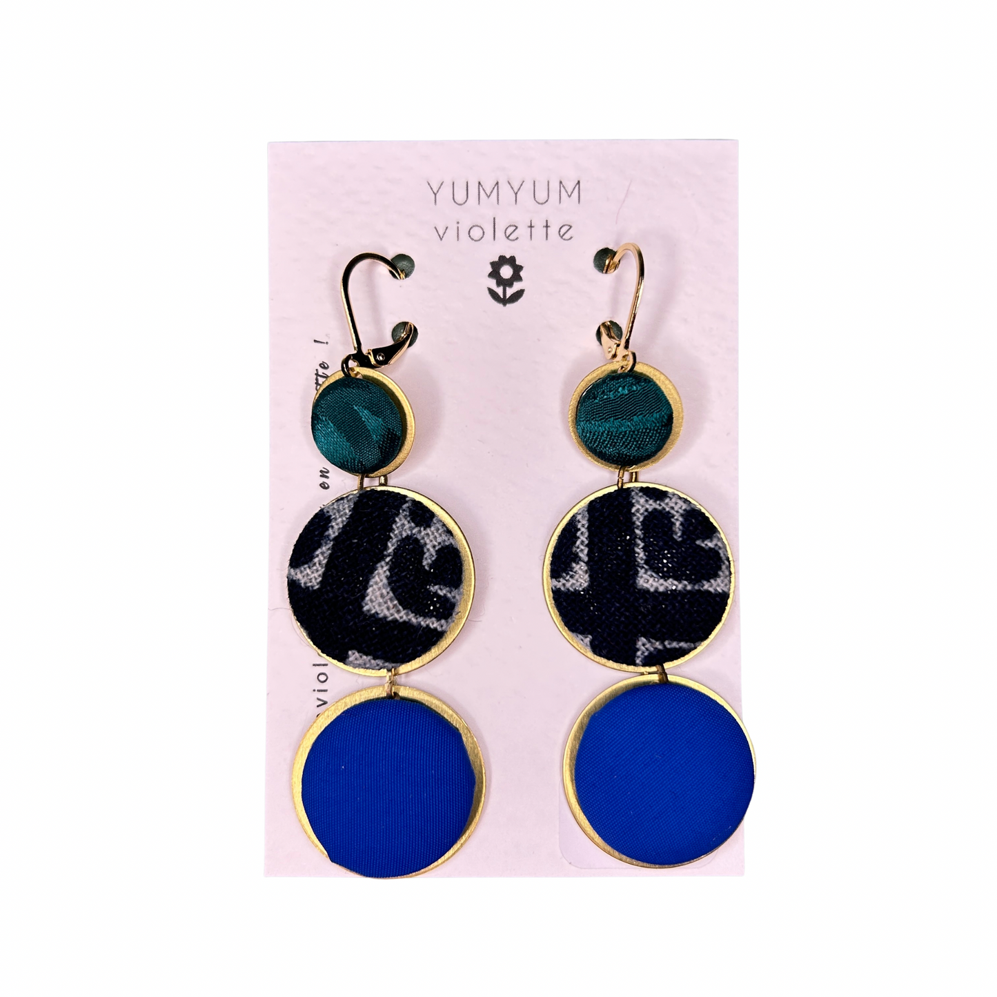 Boucles d’oreilles Lola - YumYum violette