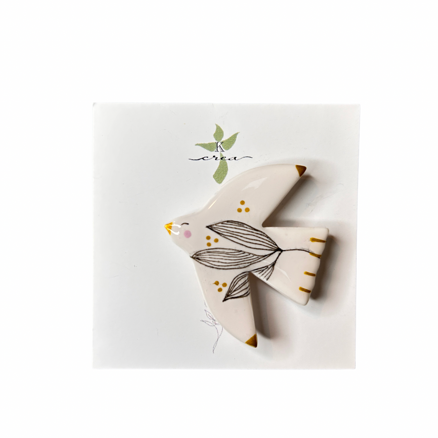 Broche oiseau Kcrea