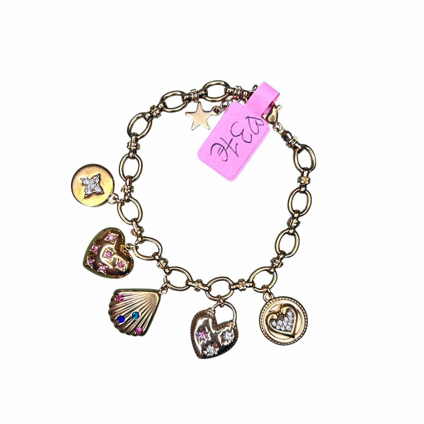 Bracelet charms Lunaria