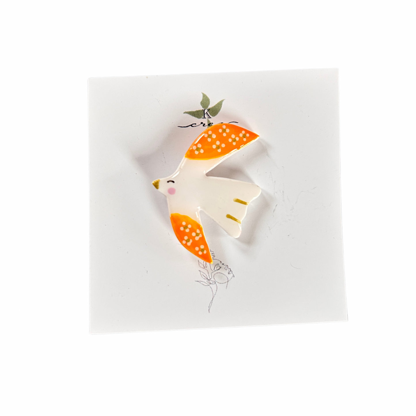 Pin’s oiseau Kcrea