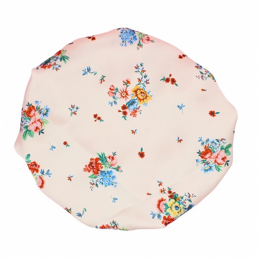 Bonnet de soin en soie Machatatelier