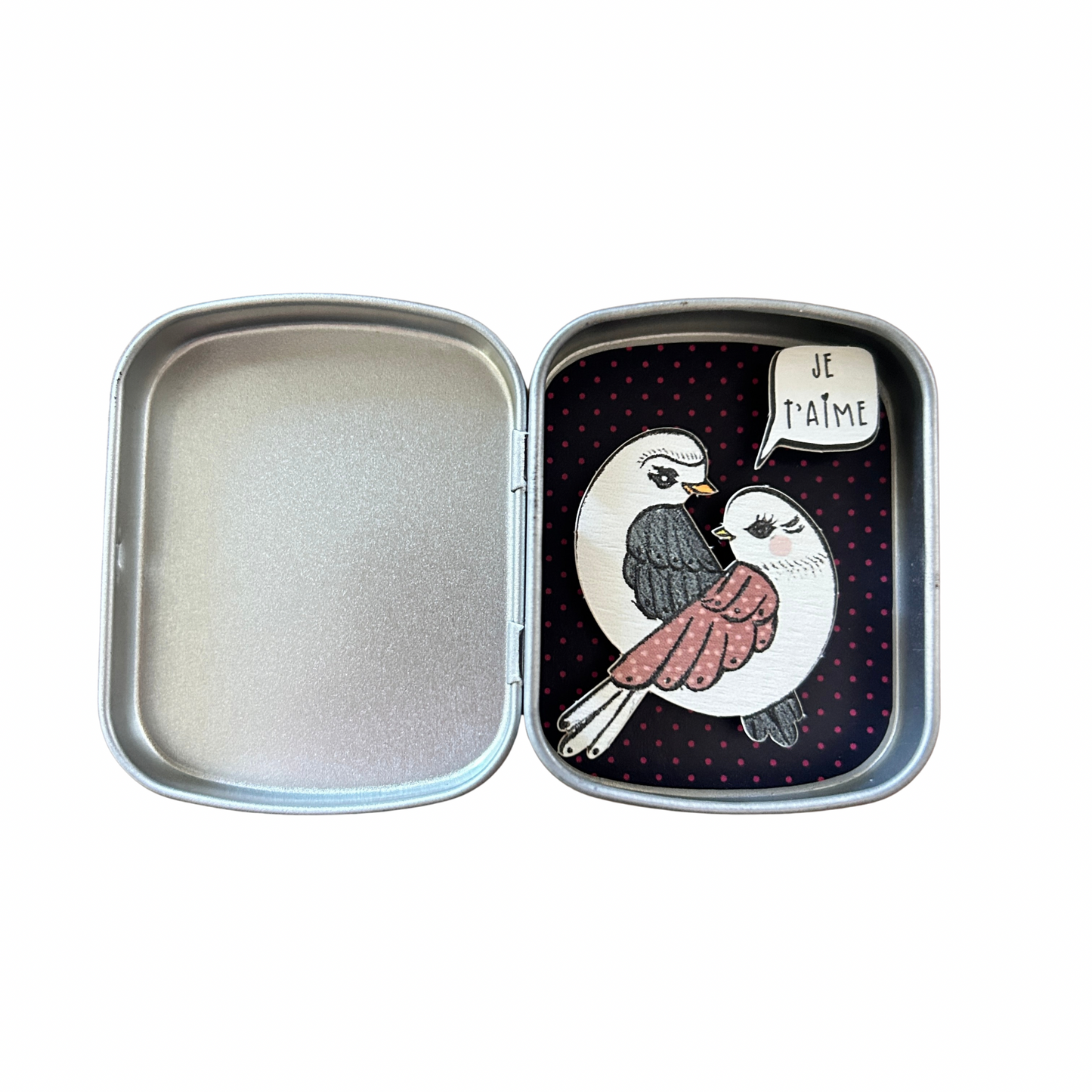 Boîte réconfort minute " je t’aime " Papier clémentine