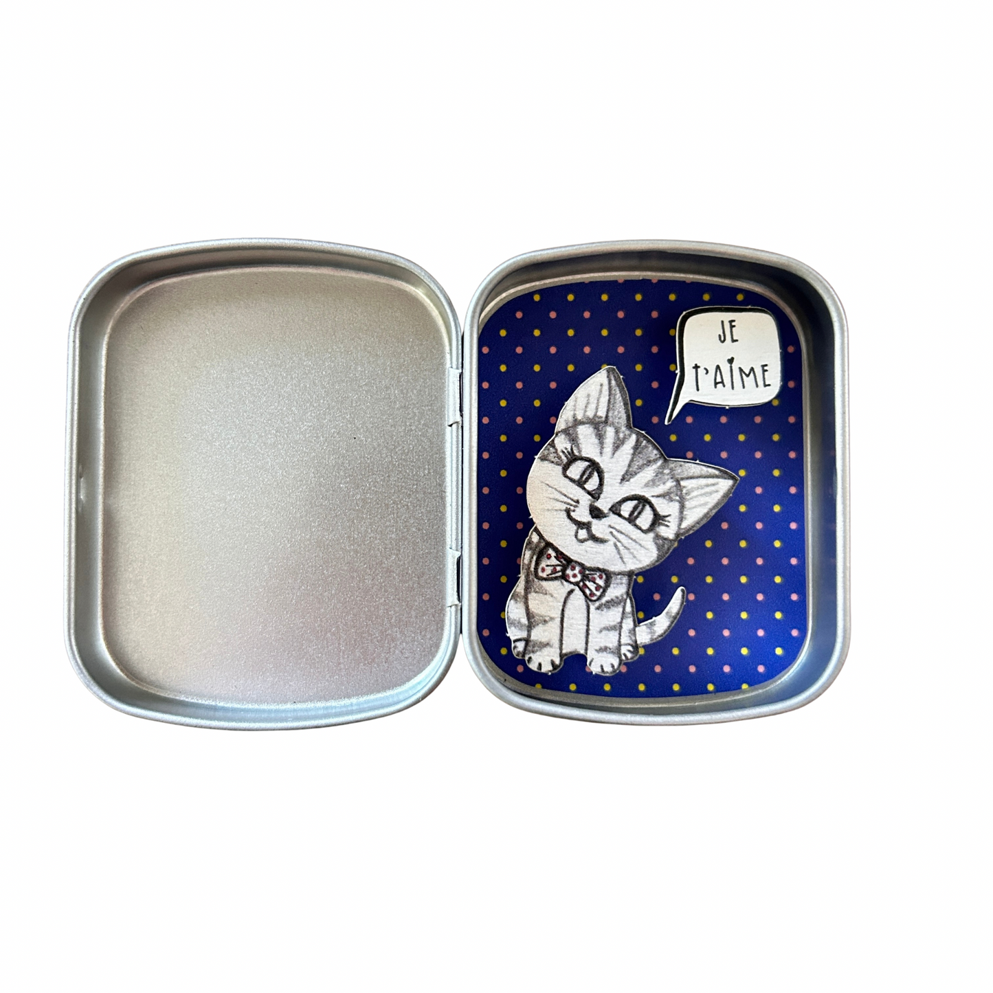 Boîte réconfort minute " je t’aime " Papier clémentine