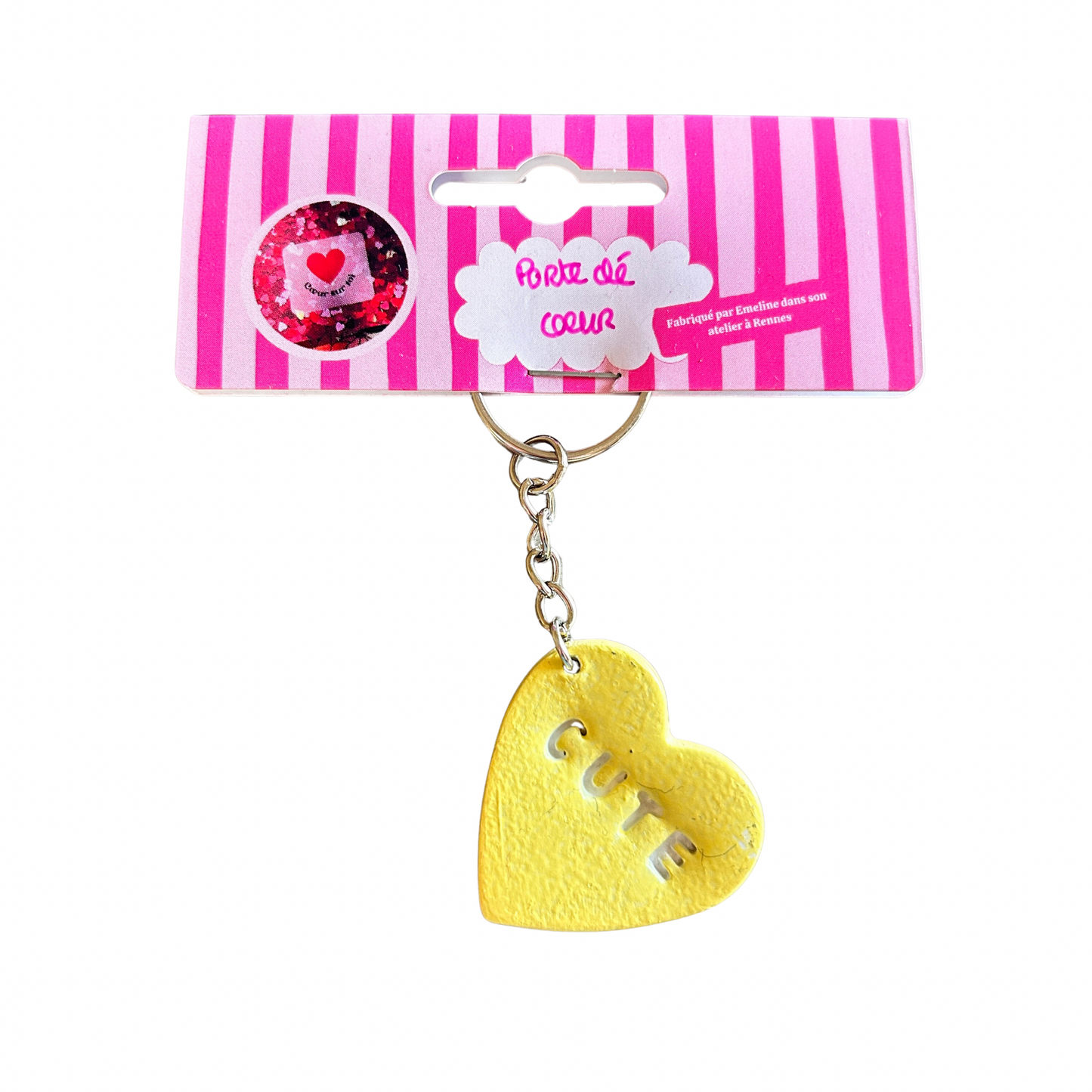 Porte-clés cœur Cœur sur toi